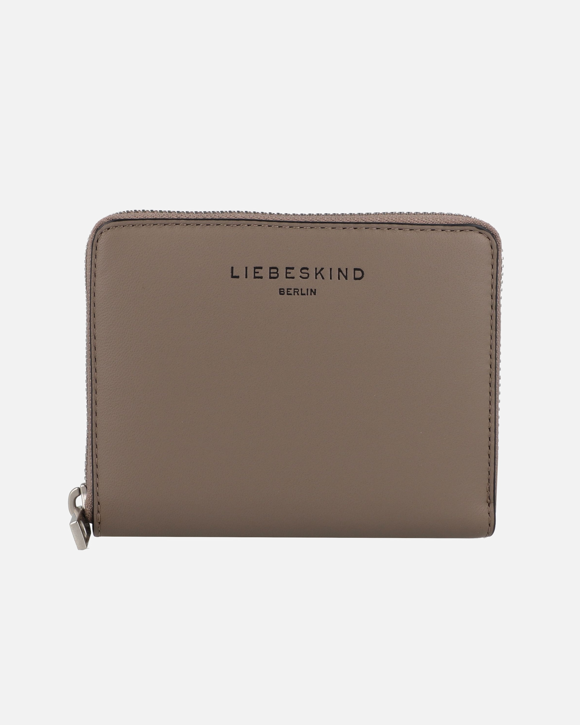 Portemonnaie für Weiblich Liebeskind Conny Geldbörse RFID Schutz Leder 12.5 cm neutral grey