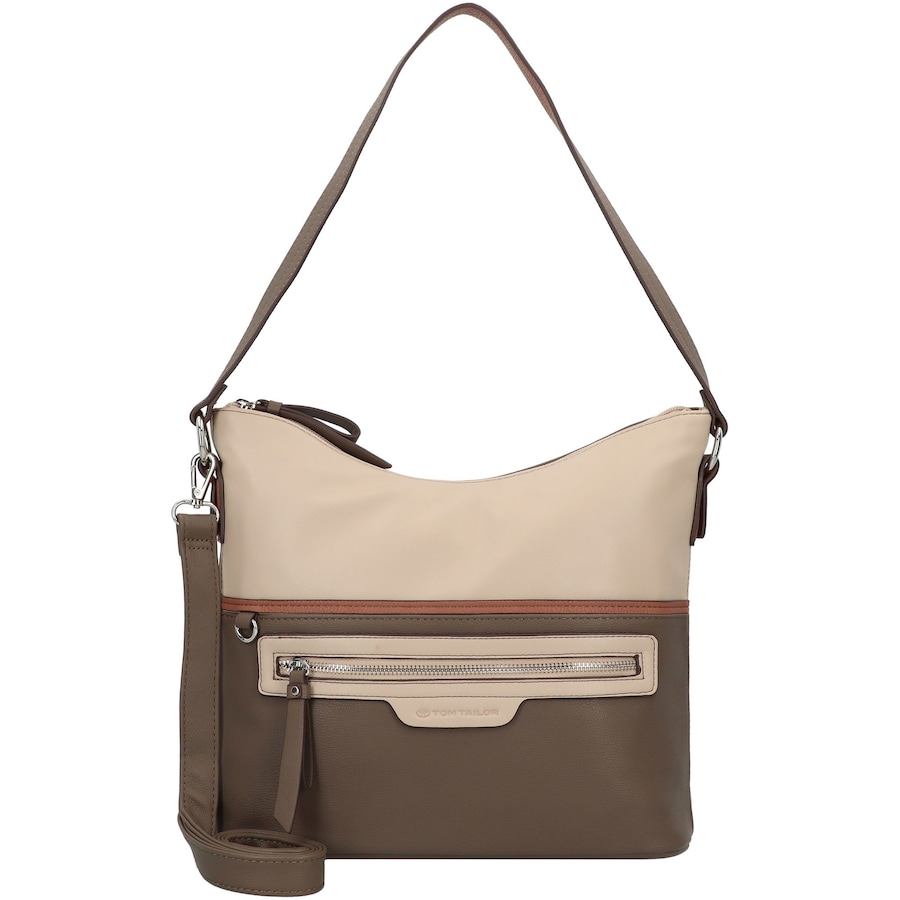 Tom Tailor Jule Schultertasche mixed taupe Braun Damen
