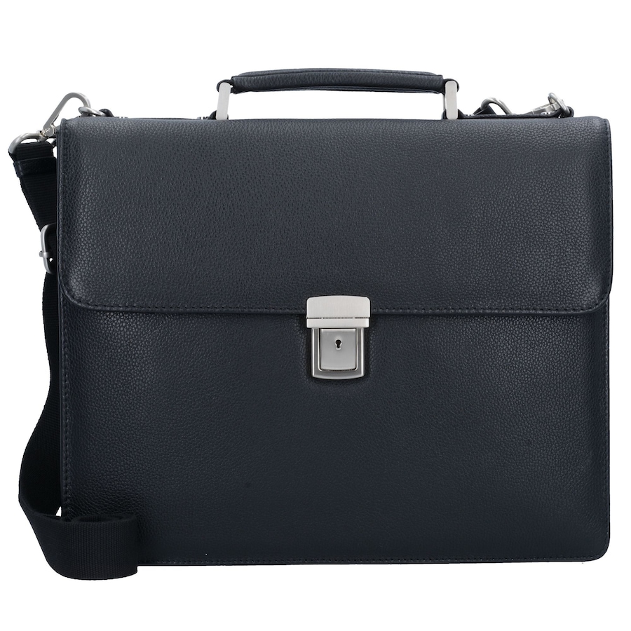 Leonhard Heyden Berlin Aktentasche Leder 38 cm Laptopfach schwarz Schwarz Herren