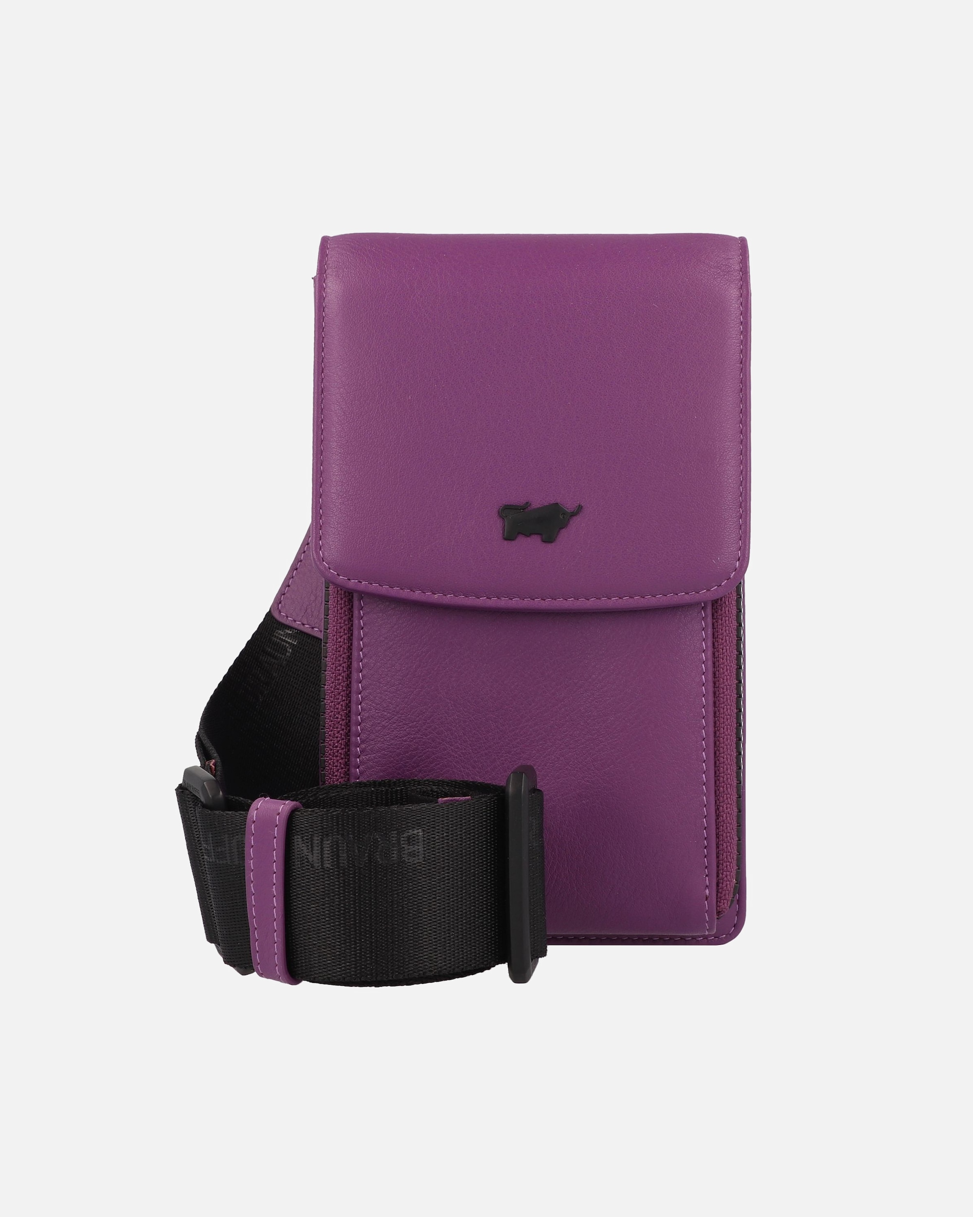 Tasche für Weiblich Braun Büffel Capri Minibag viola