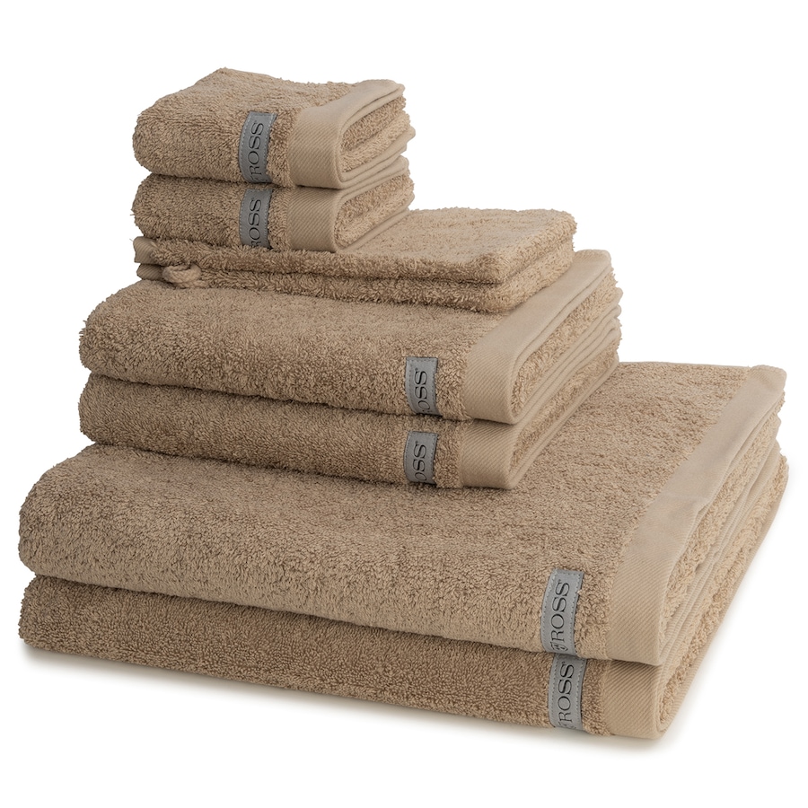 ROSS Handtuch-Set Sinfonie (8-teilig) Walnuss Hellbraun