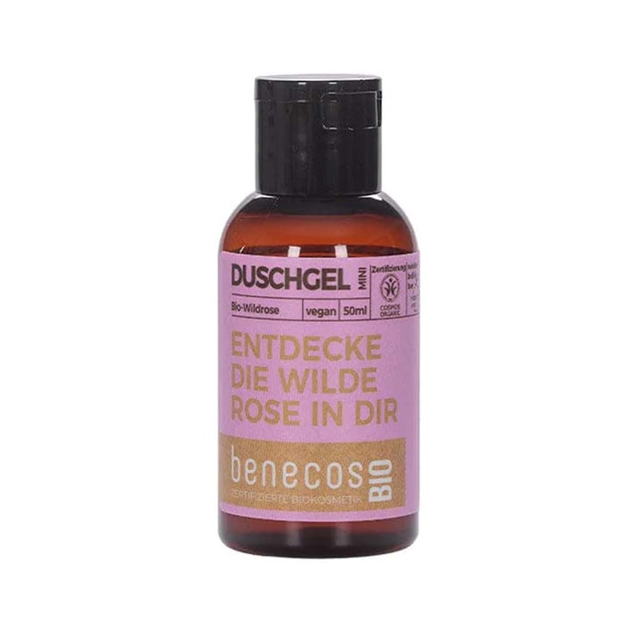 benecos Wildrose - Duschgel Mini 50 ml