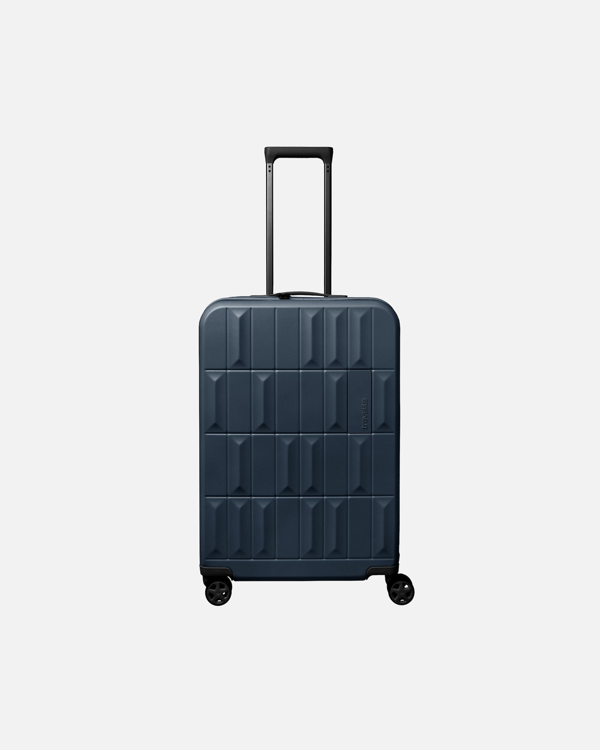 Koffer für Männlich Travelite Panello 4 Rollen Trolley M 65 cm mit Dehnfalte night sky