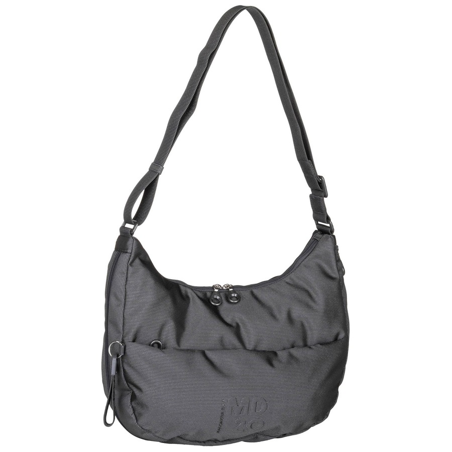 Mandarina Duck Handtasche MD20 Hobo QMT27 Steel Grau Damen