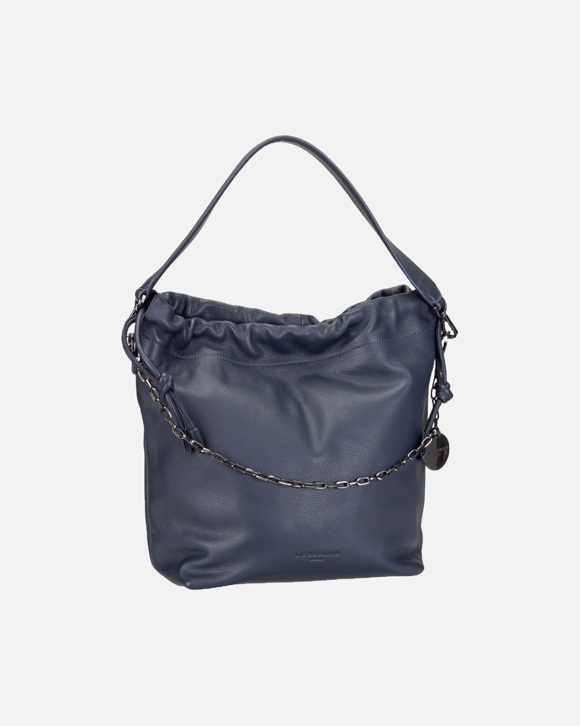 Handtasche für Weiblich Liebeskind Handtasche Lya II Hobo M Small Pebble Peacoat