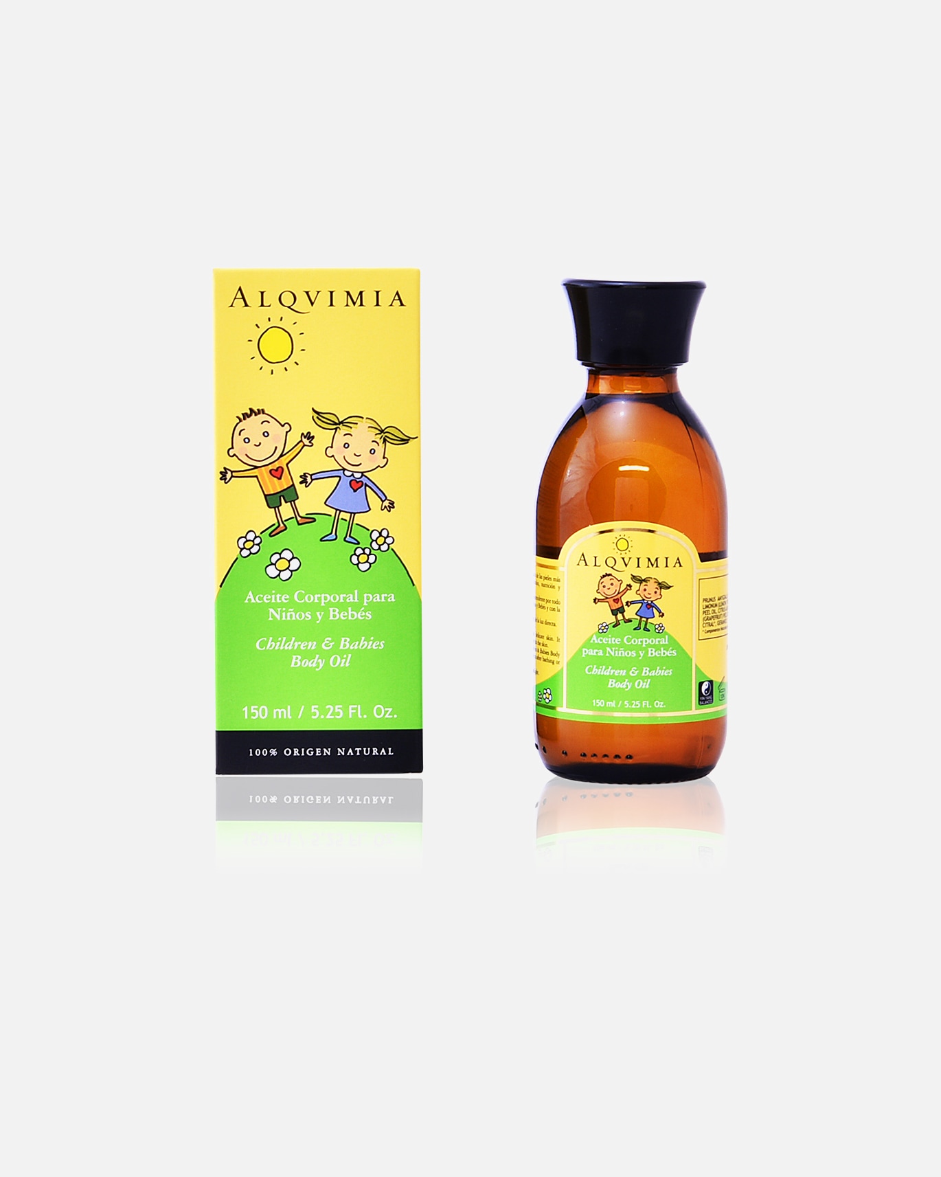 Babyöl für Unisex Alqvimia BODY OIL children & babies 150 ml