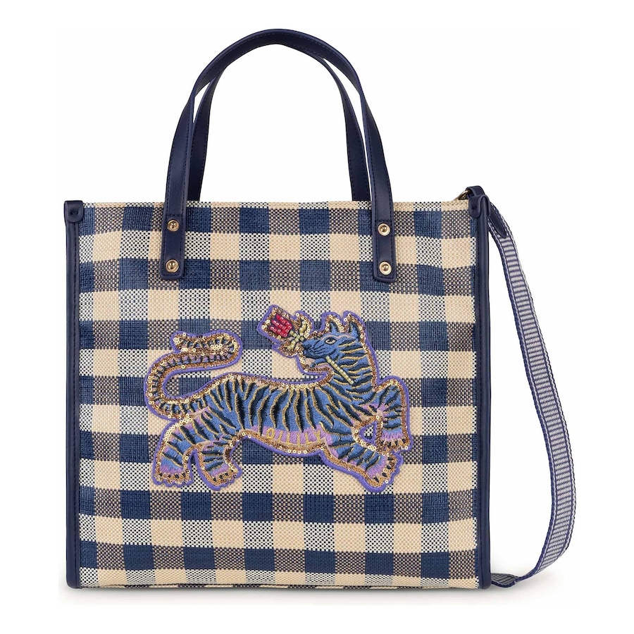 Oilily Check Shopper blueprint Violett Damen