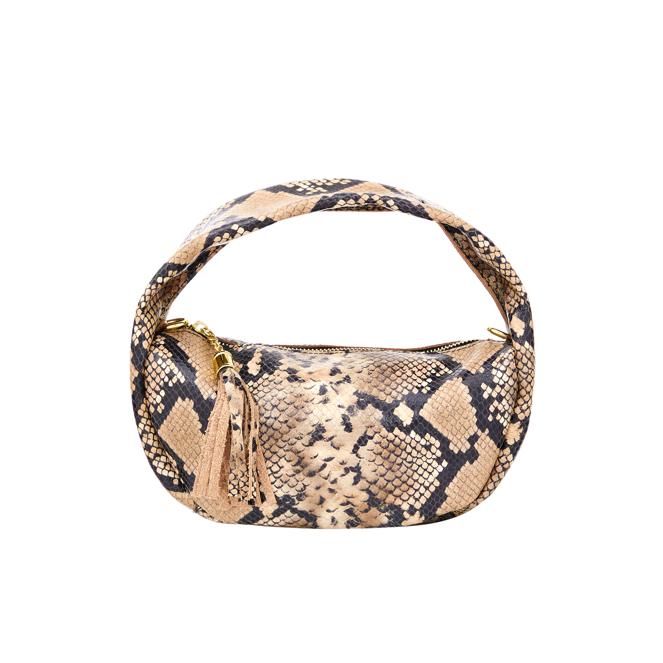 FELIPA Schultertaschen Khaki Melange Damen
