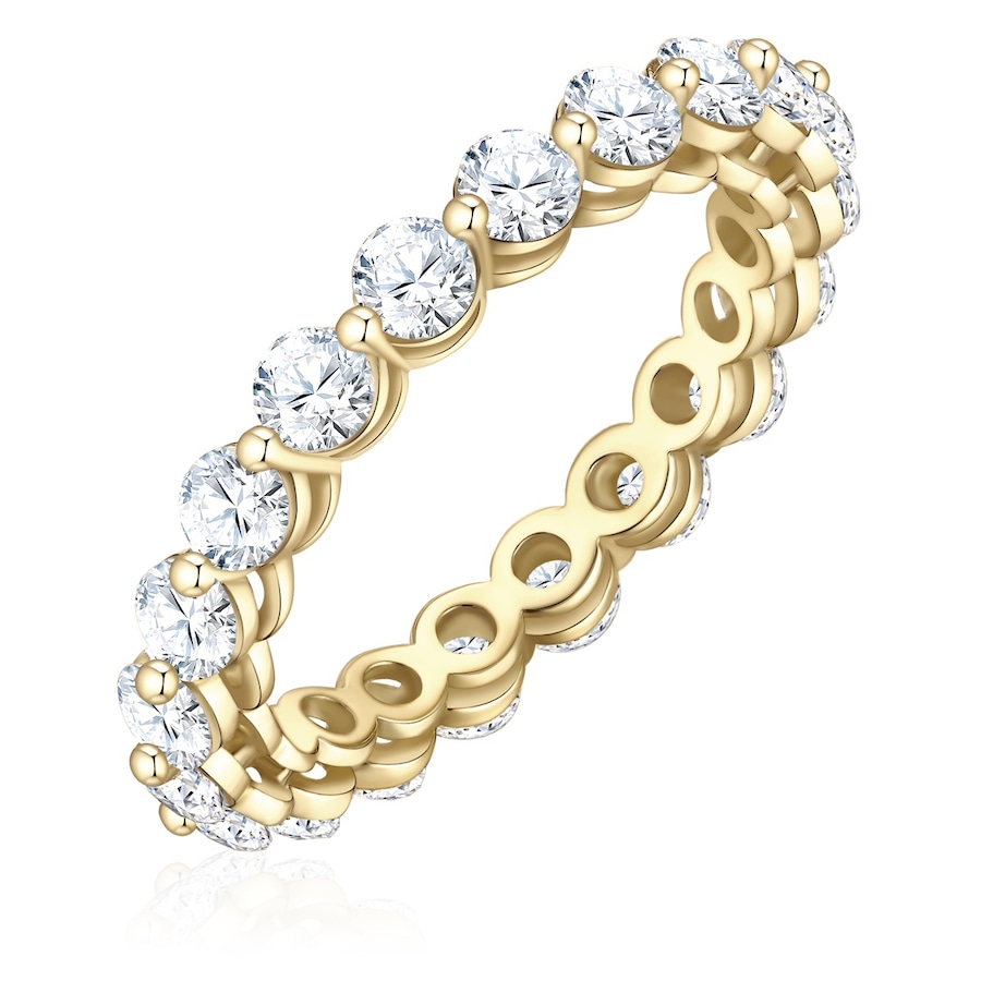 Glanzstücke München Ring aus Sterling Silber in gelbgold mit Zirkonia 60 Damen