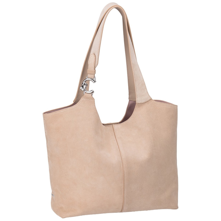 Coccinelle Einkaufstasche C-Easy Suede Sandshell/Sandshell Braun Damen