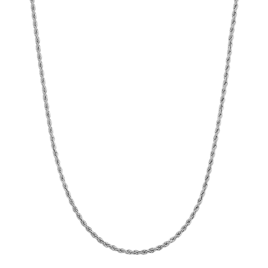 True Rebels Halskette aus Edelstahl in silber 50 cm Herren