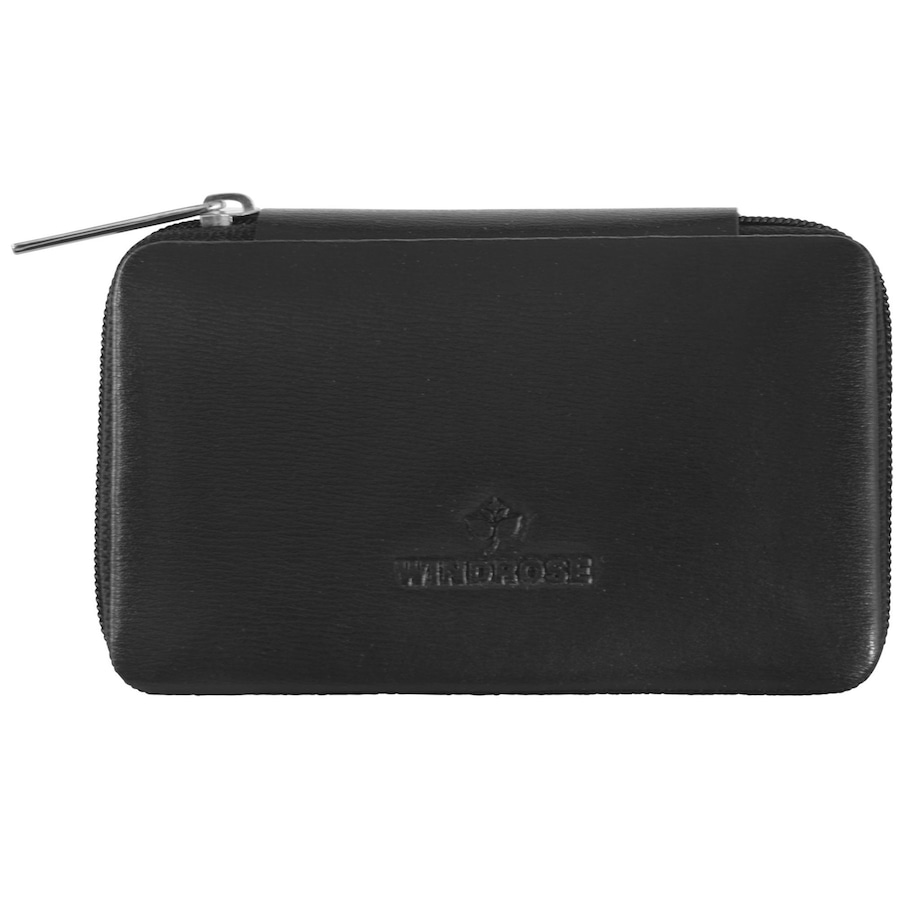 Windrose Ambiance Manicure-Set 12 cm Leder schwarz Schwarz