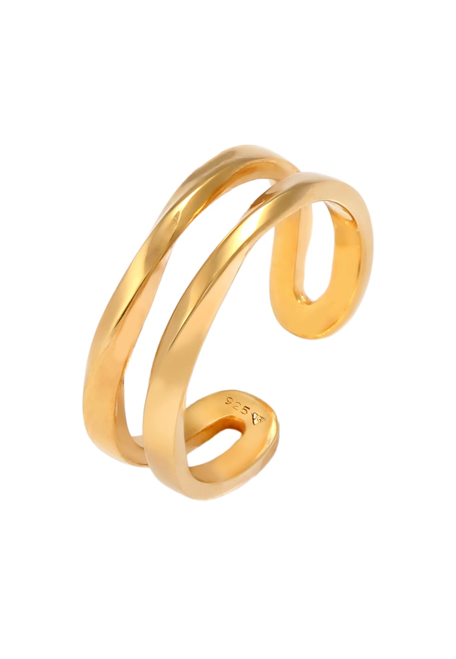 Elli Zweireihig offen verstellbar 925er Silber 54 Damen