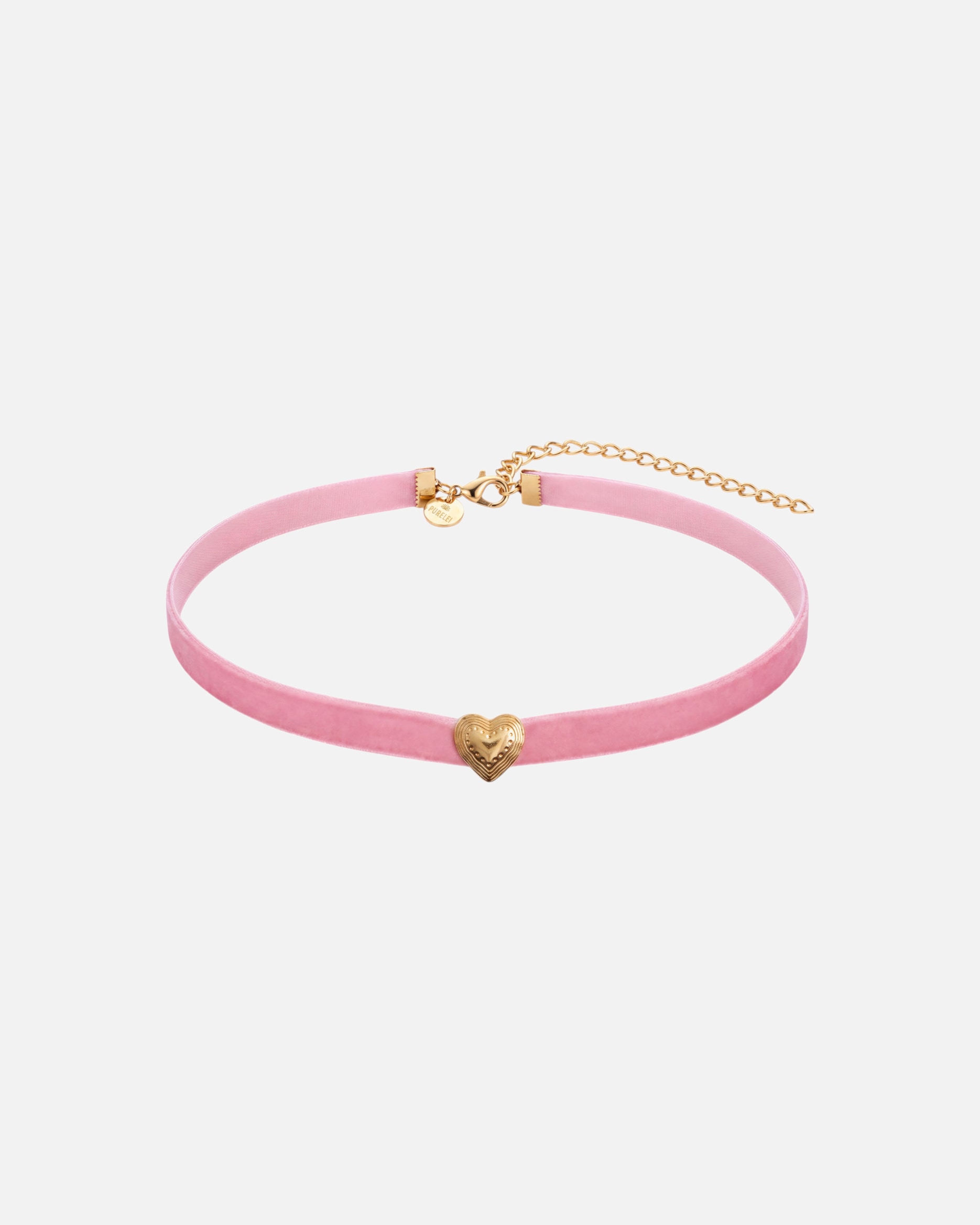 Halskette für Unisex Purelei Velvet Heart Kette 100% Edelstahl Gold