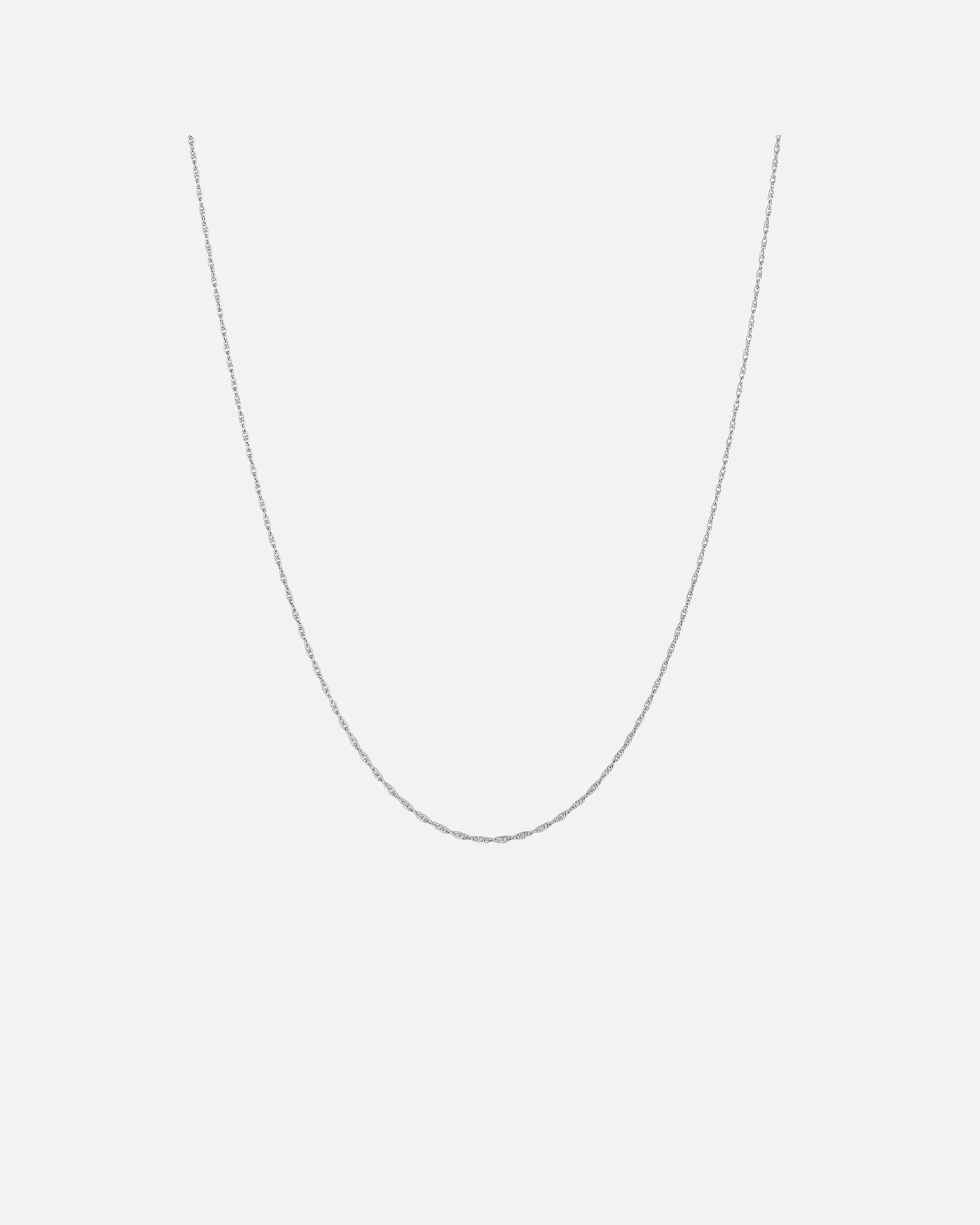 Halskette für Männlich KUZZOI Basic Gliederkette Gedreht 925 Silber 55