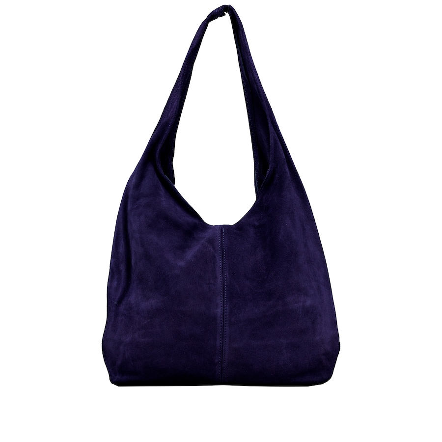 Hausfelder Manufaktur Beuteltasche Velours Dunkelblau Damen