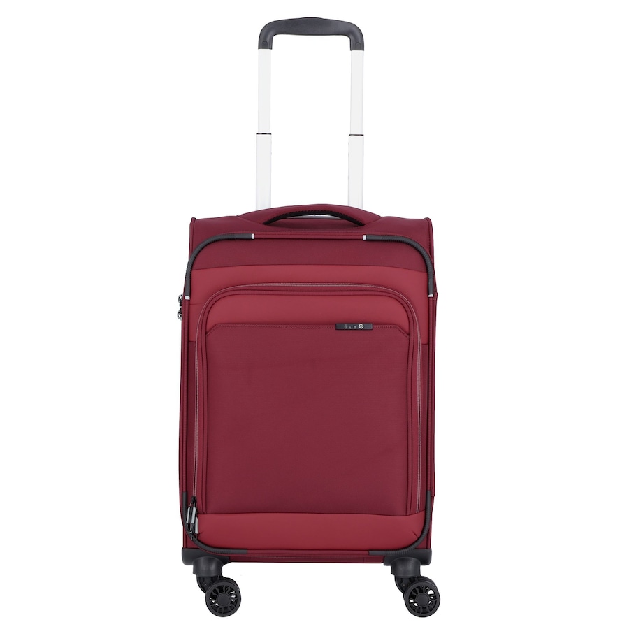 d & n Travel Line 9504 4 Rollen Kabinentrolley S 55 cm dark red Rot Herren