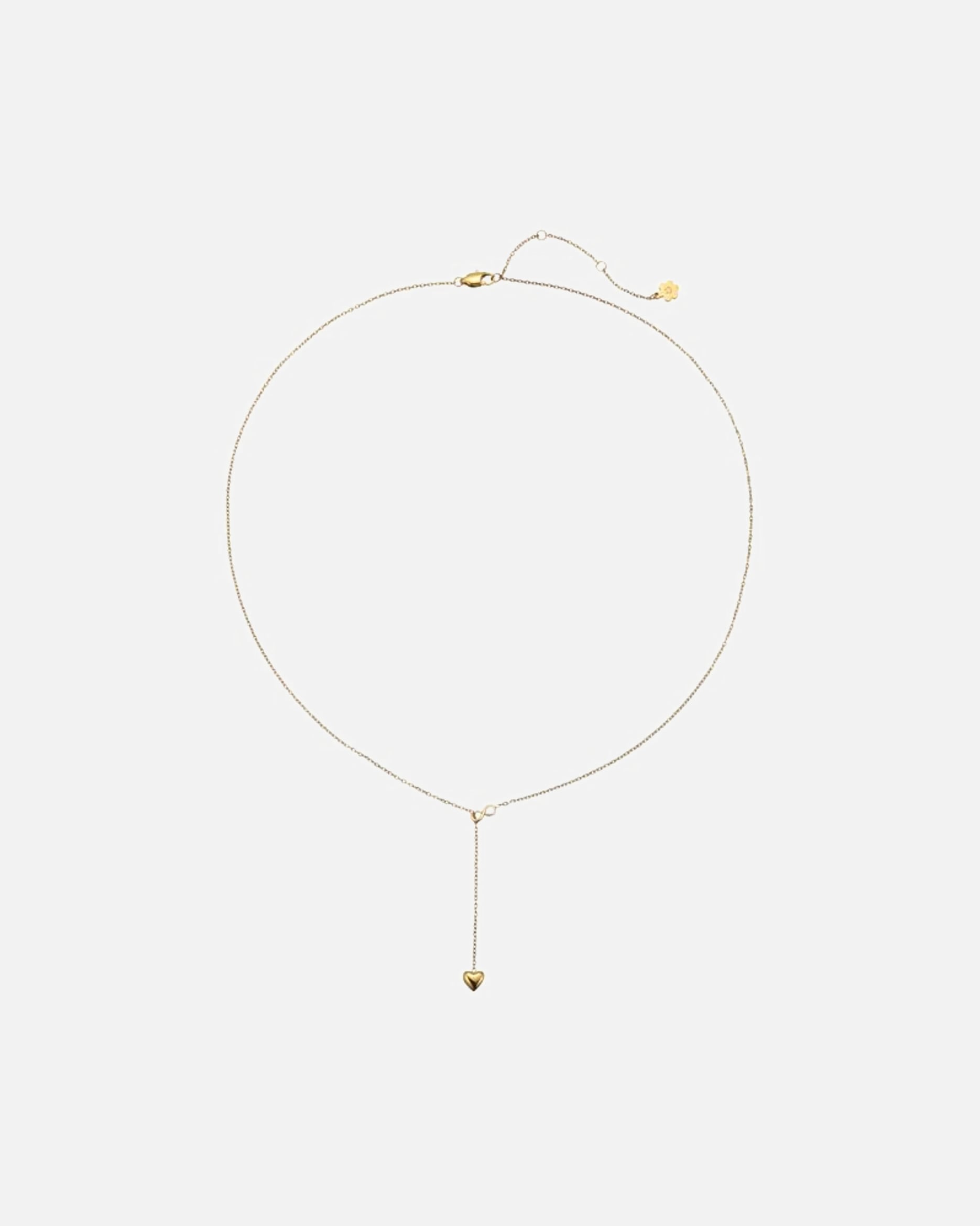Halskette für Weiblich Hey Happiness Default Brand Line Unendlichkeitsherz Y-Halskette – Edelstahl Kette – wasserfest Gold