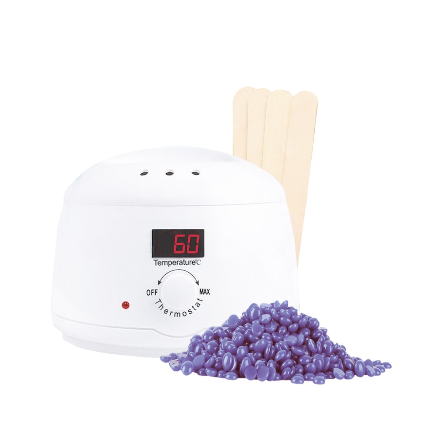 UNIQ Pro Wax Pearls Kit mit LED Display Weiß Damen