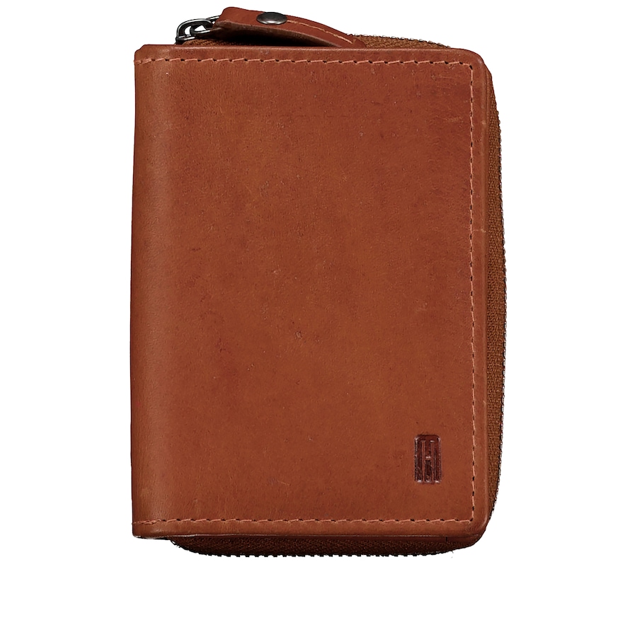 Hausfelder Manufaktur Geldbörse Oil pull up mit RFID-Schutz Cognac Damen