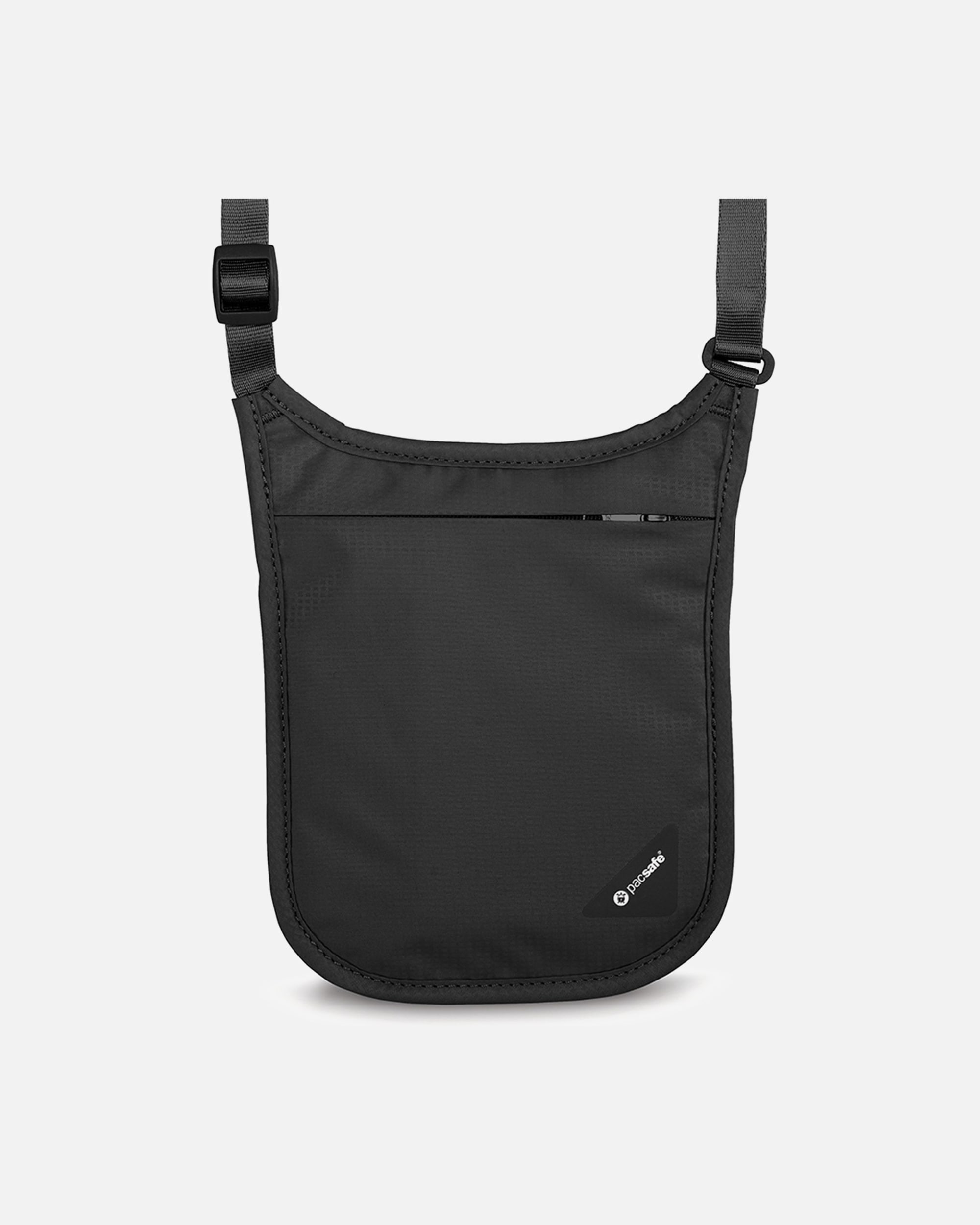 Portemonnaie für Männlich Pacsafe Coversafe Brustbeutel black