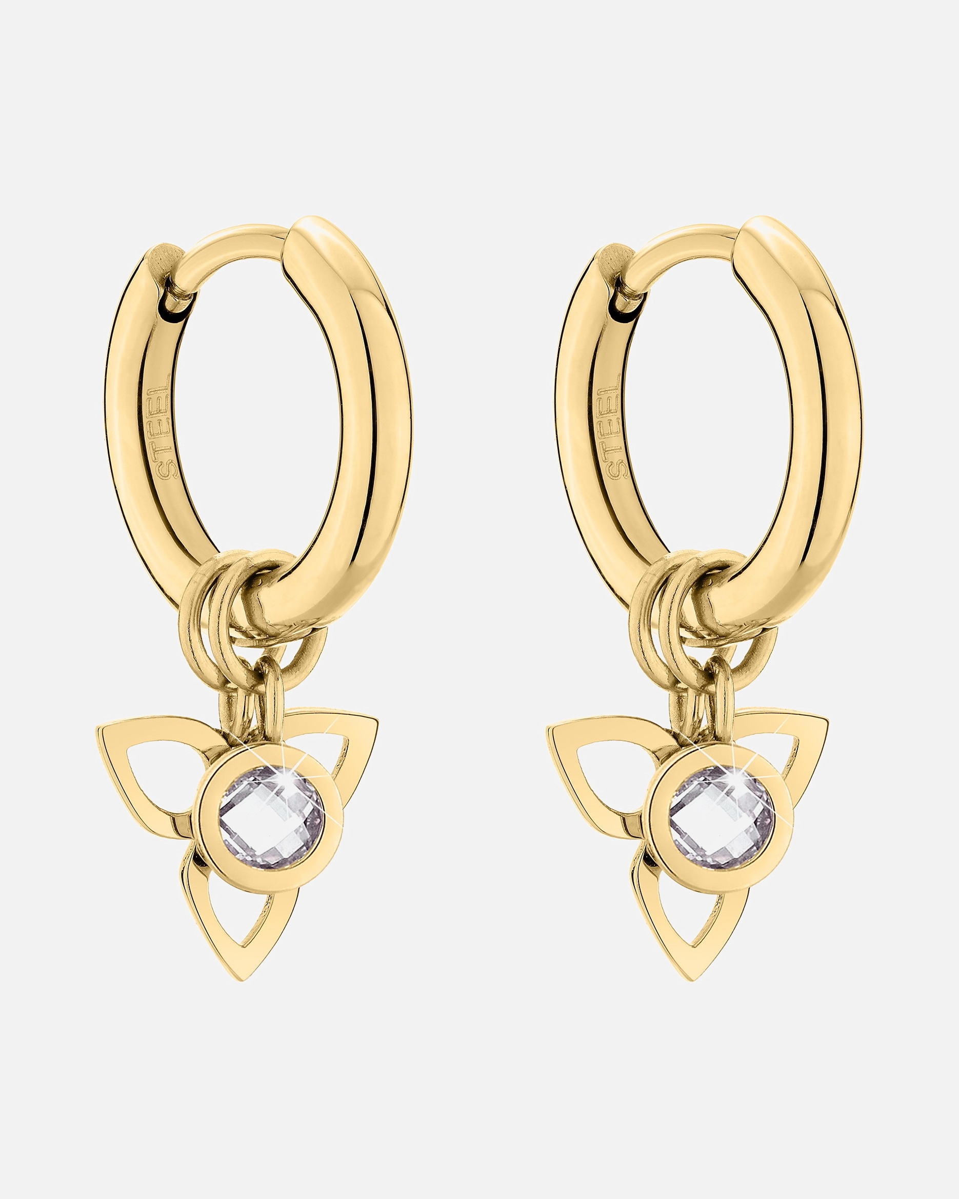 Creolen für Weiblich Tamaris Creolen Edelstahl gold