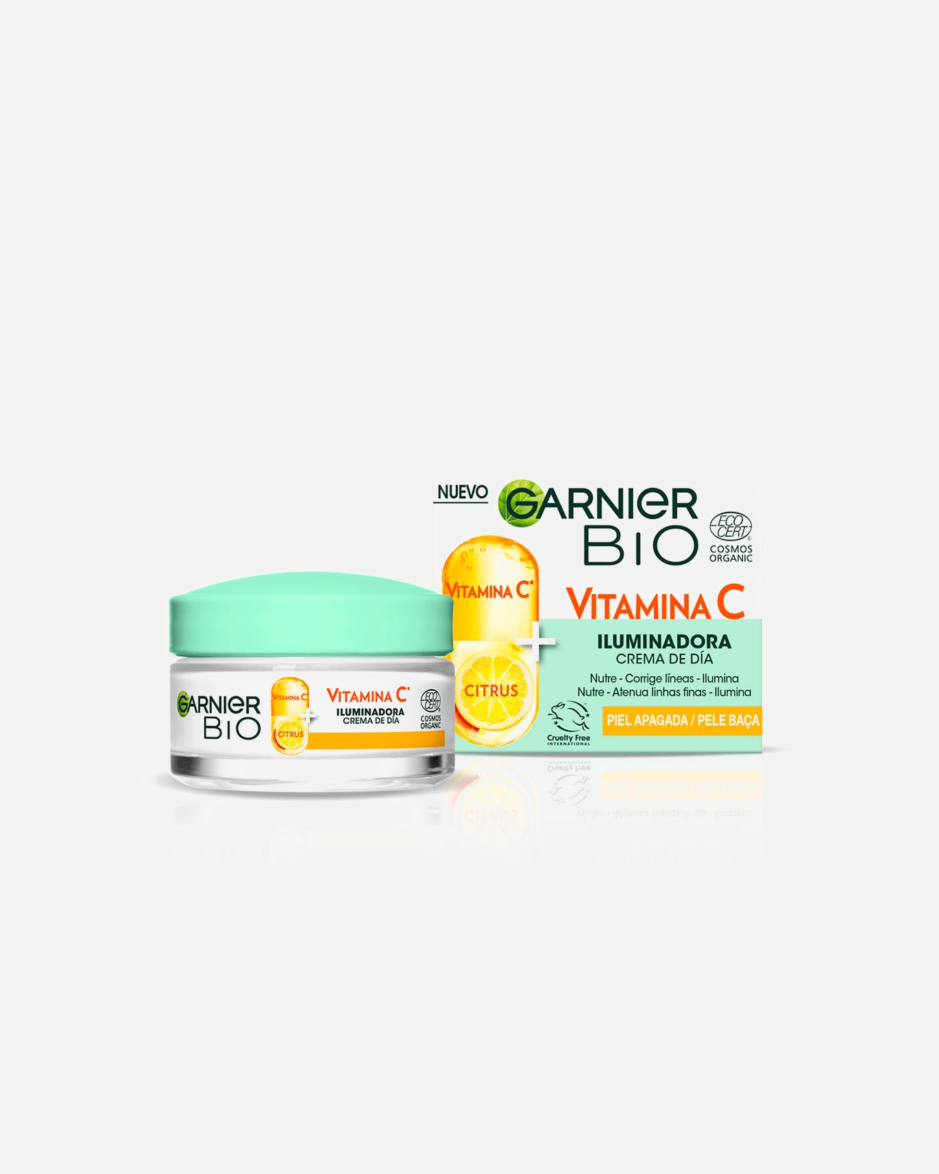 Tagescreme für Weiblich Garnier BIO VITAMIN C aufhellende Tagescreme für fahle Haut 50 ml