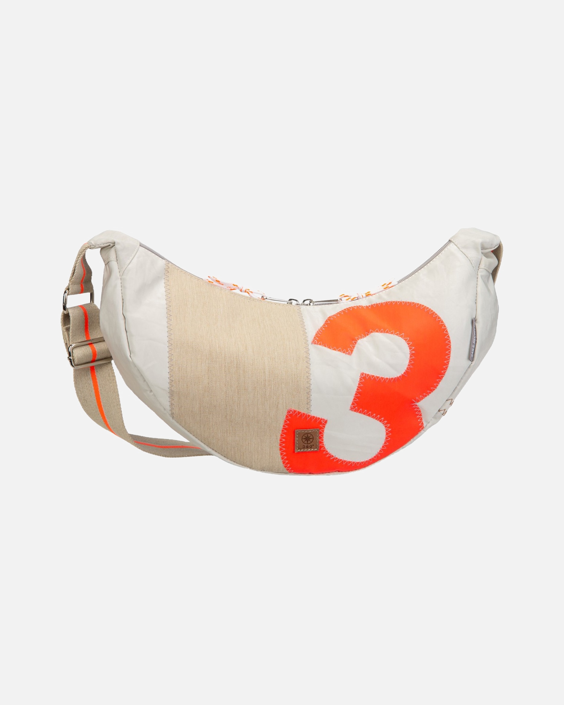 Rucksack für Unisex 360Grad Rucksack Roop L Weiss/Sand/Zahl Orange