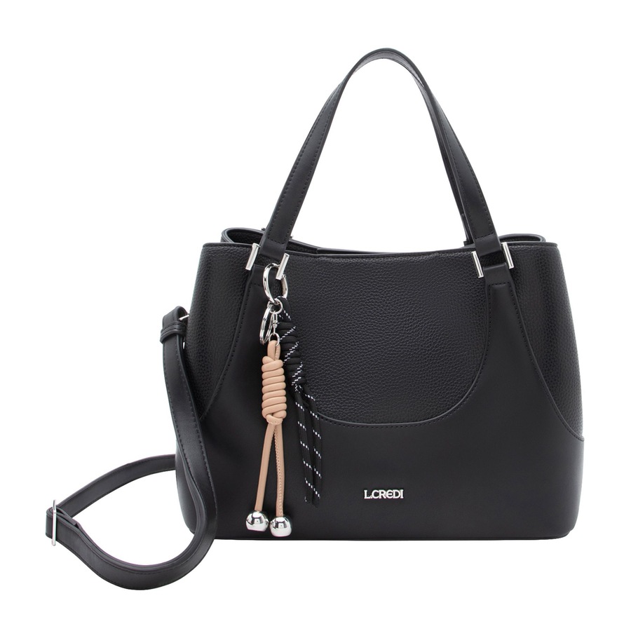 L.CREDI Roberta Shopper schwarz Schwarz Damen