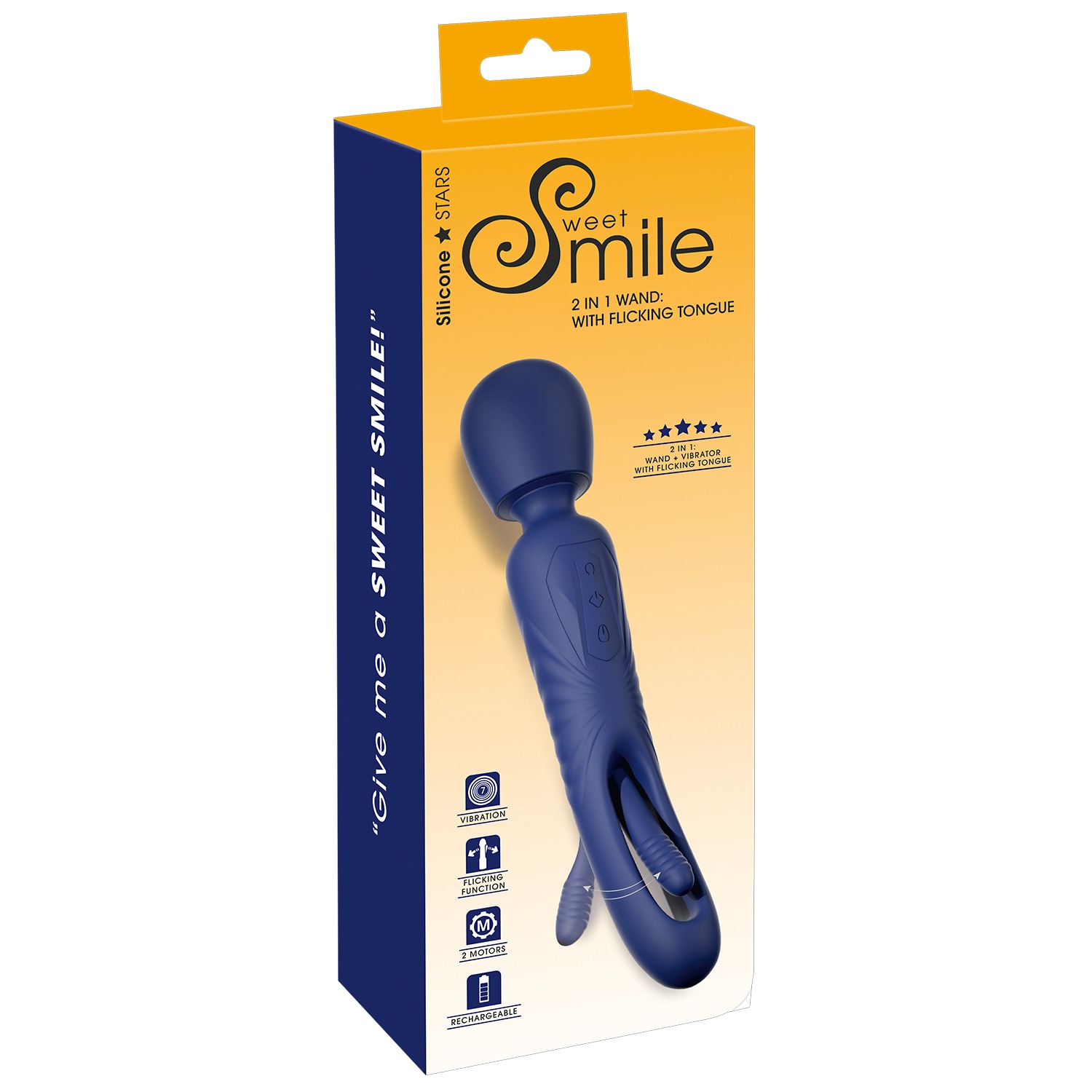 Sweet Smile Massagestab 2in1 Wand with Flicking Tongue Vibrator online kaufen | DOUGLAS Sweet Smile Massagestab 2in1 Wand with Flicking Tongue Vibrator online kaufen | DOUGLAS