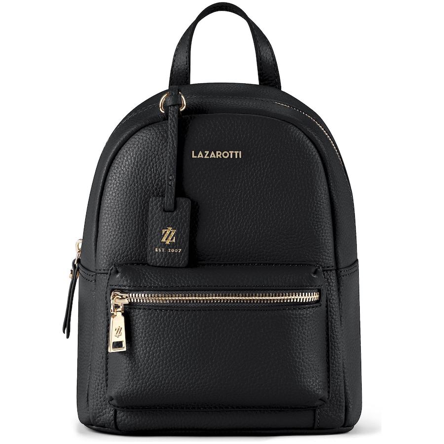 Lazarotti Bologna Leather City-Rucksack black Schwarz Damen
