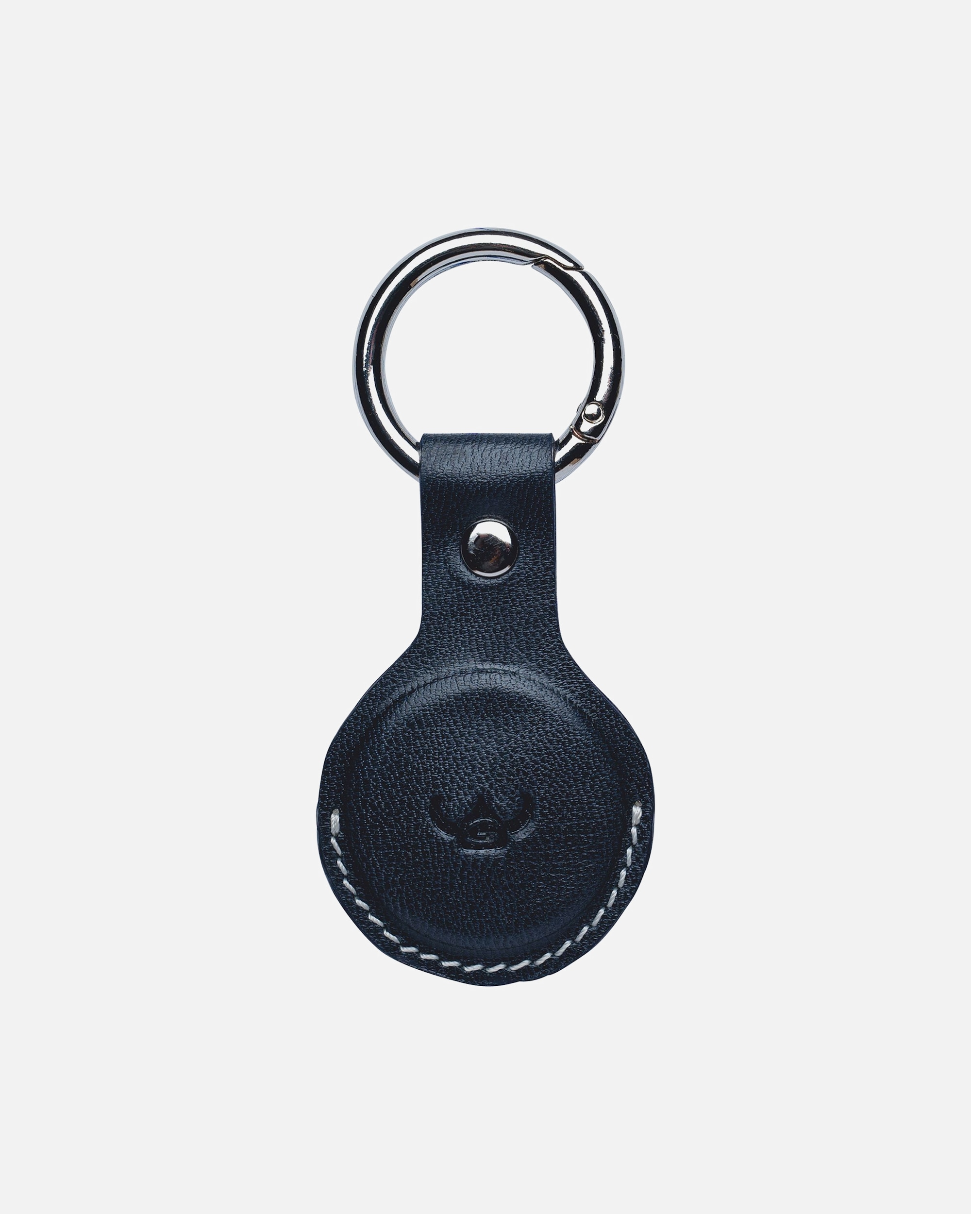 Anhänger für Männlich Golden Head Bari Schlüsselanhänger Leder 4 cm navy