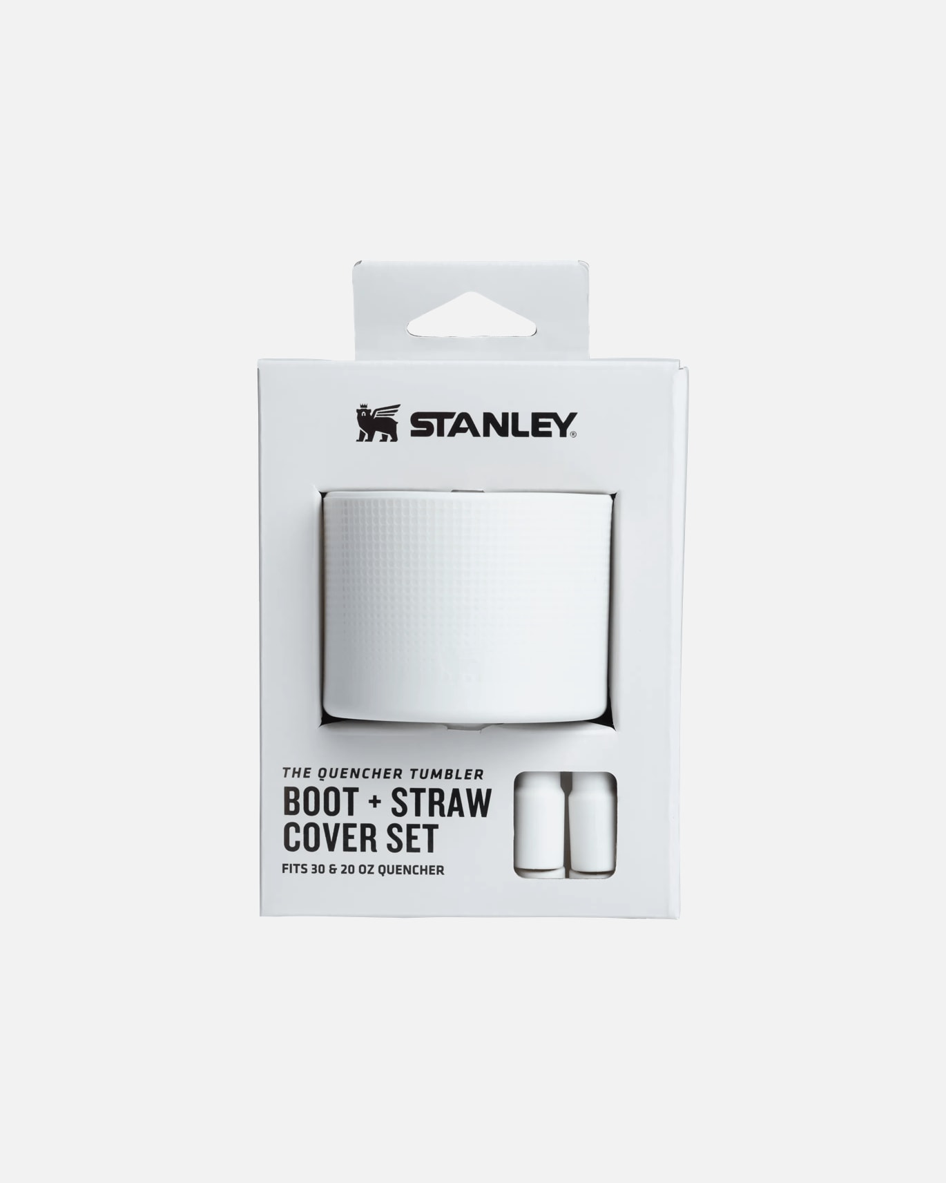 Trinkflasche für Unisex Stanley 1913 0,89L & 0,59L - QUENCHER® BOOT AND STRAW COVER SET Pale Stone