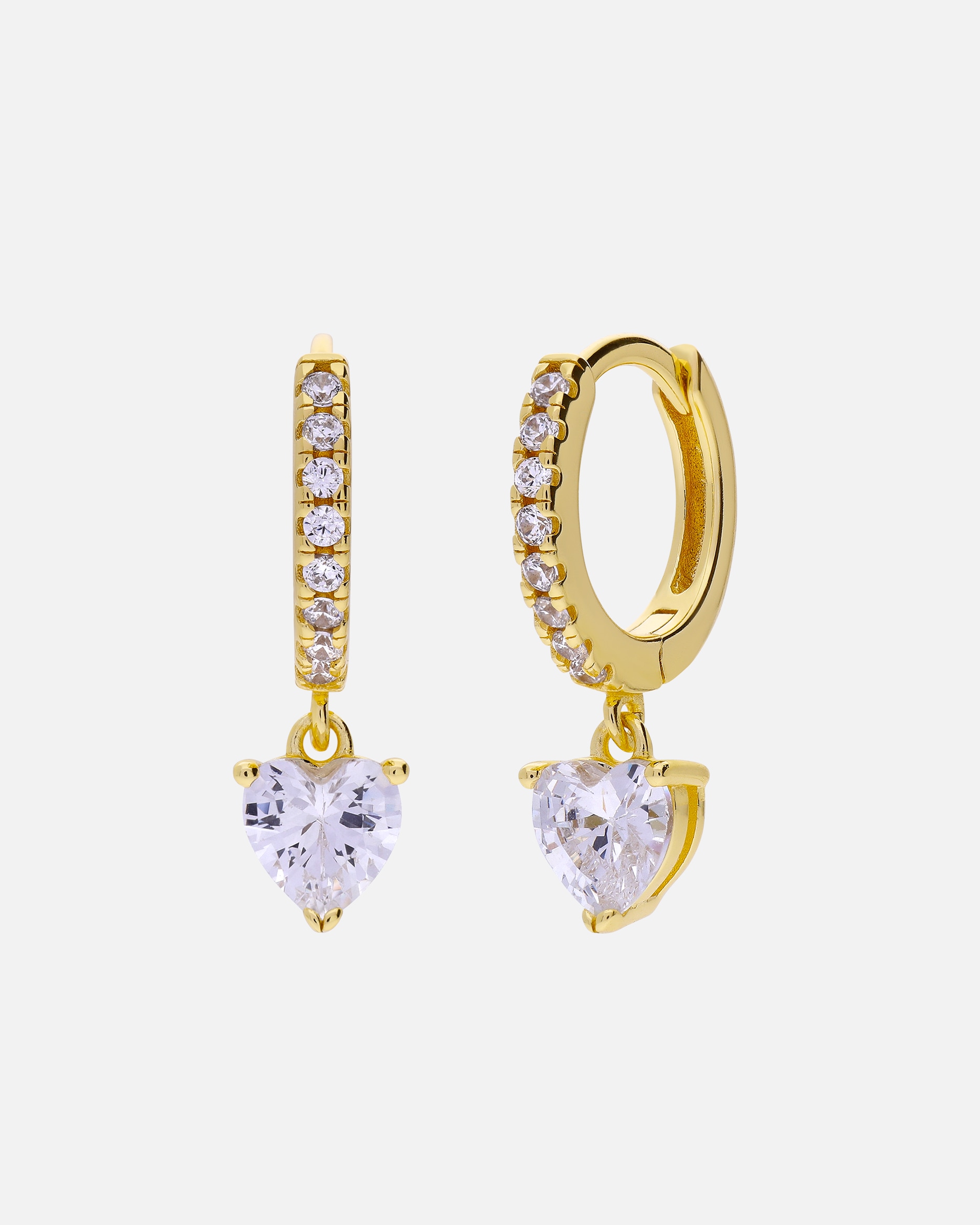 Ohrringe für Weiblich Lucardi Ohrringe 925 Silber - Silberfarbig Gold