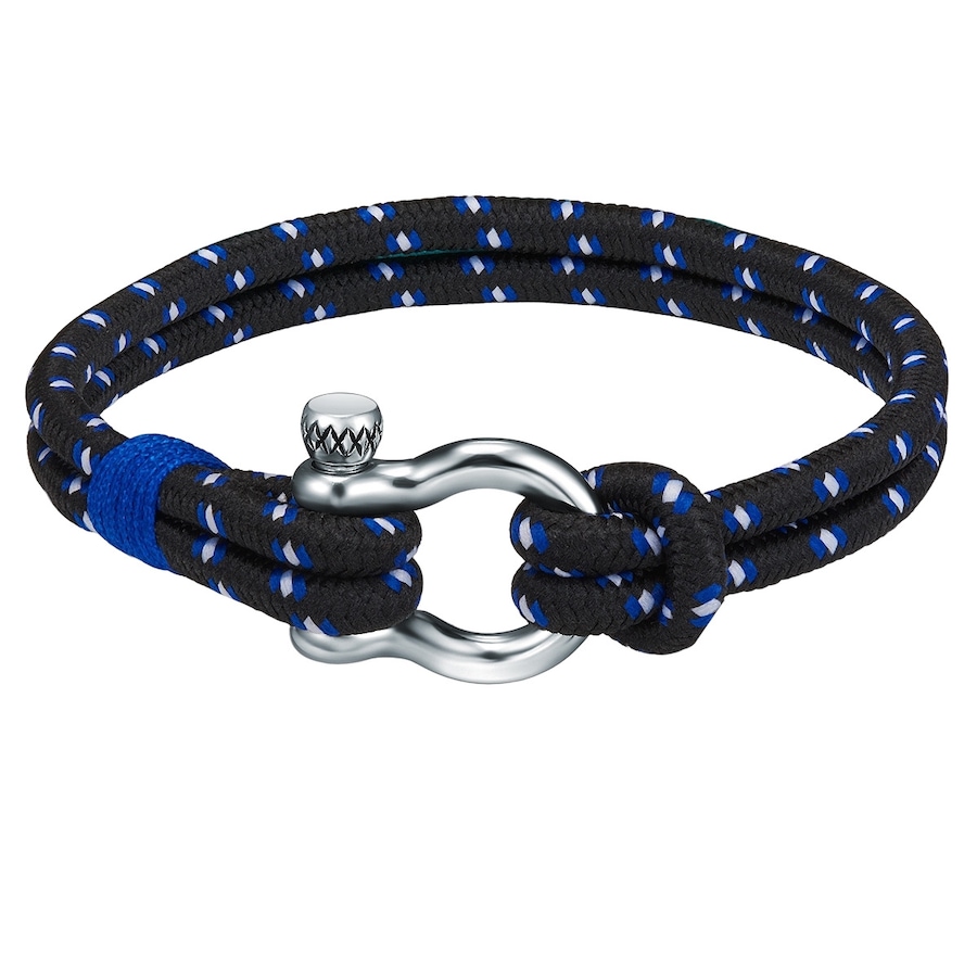 True Rebels Armband Edelstahl in Silber 21,0 cm Herren