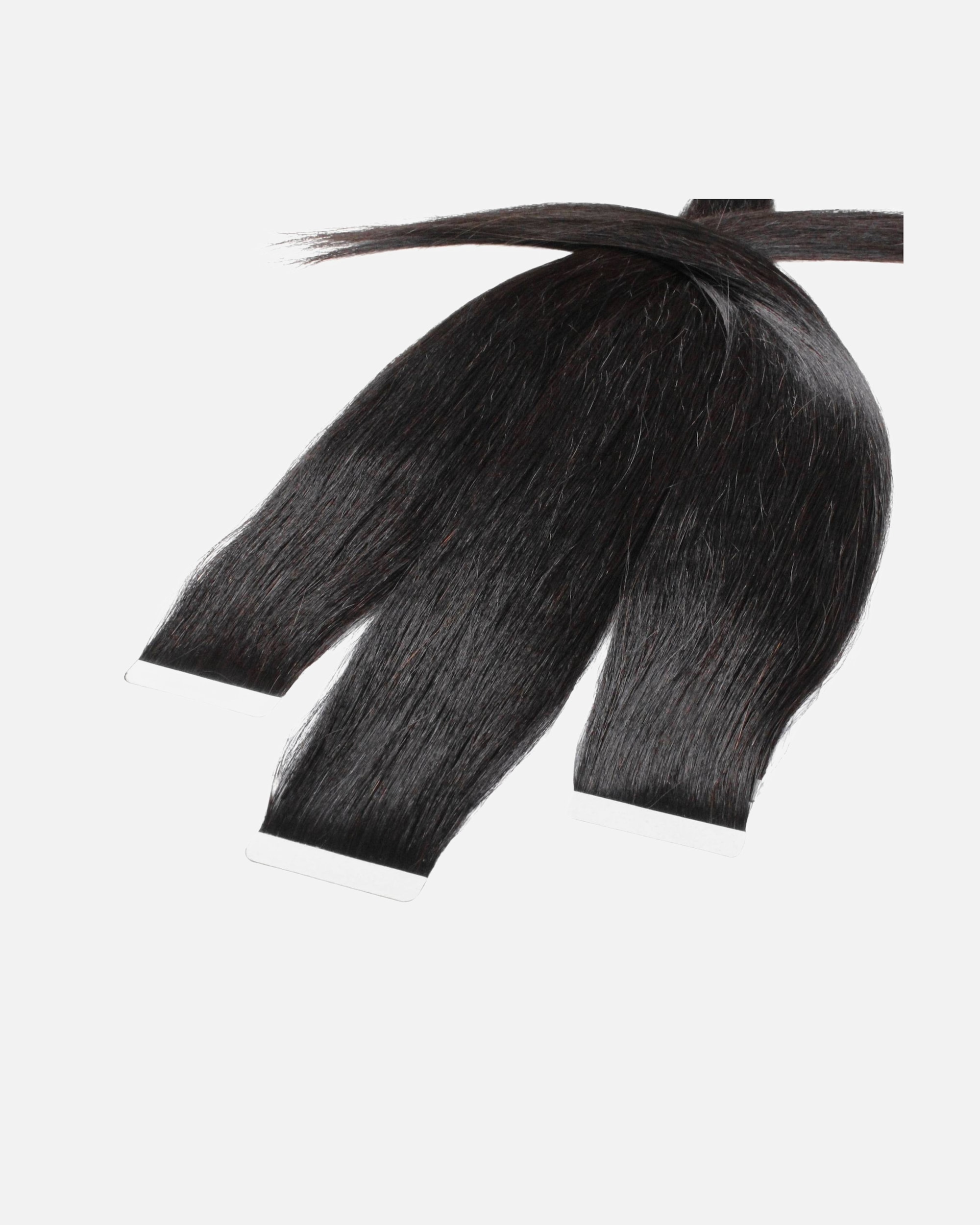 Extensions für Weiblich hair2heart Tape Extensions Echthaar #4/0 Mittelbraun 50cm