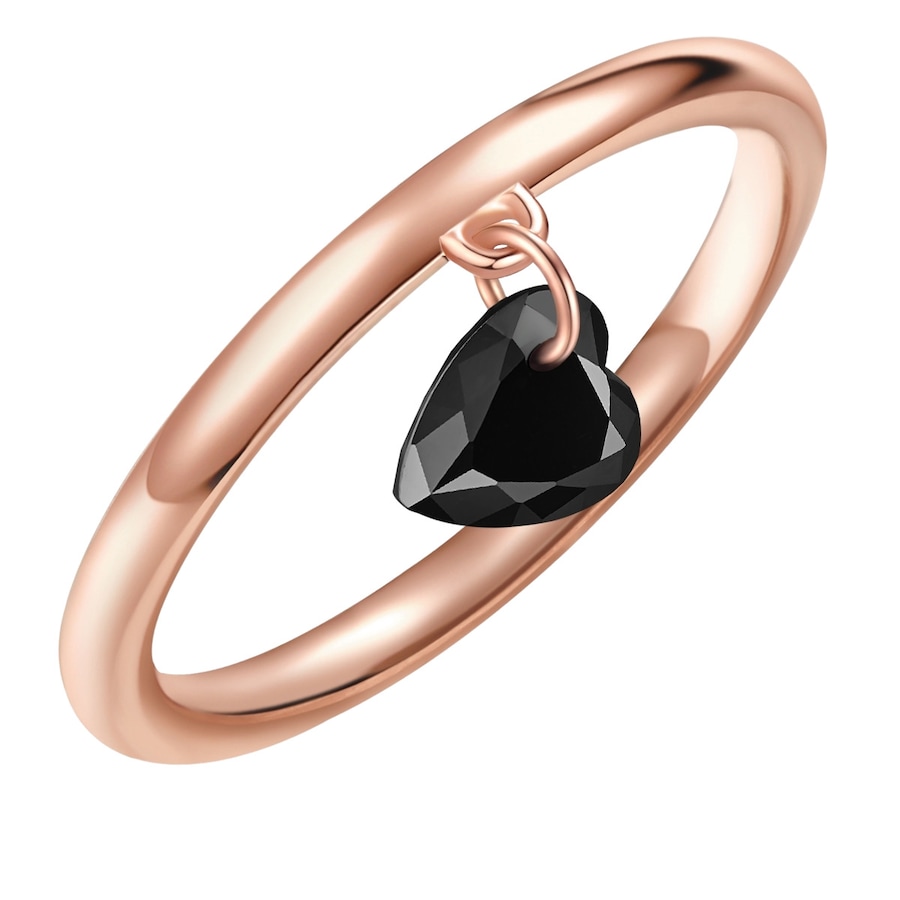 Glanzstücke München Ring Herz Sterling Silber Spinell in Roségold 60 Damen