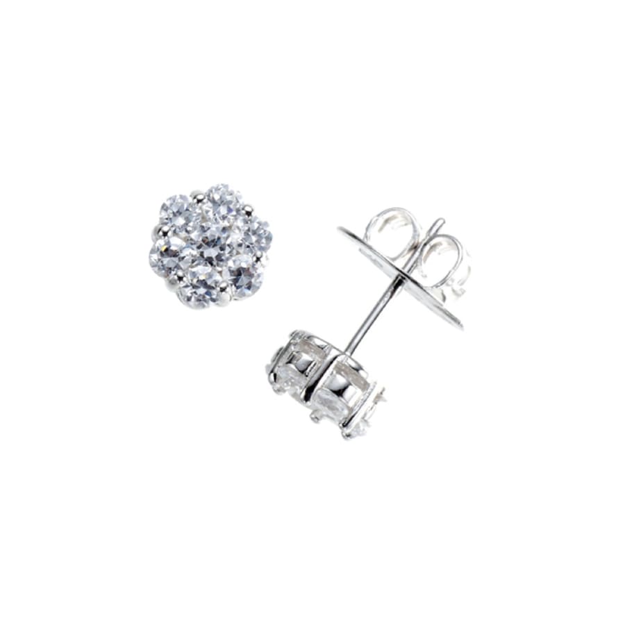 Giorgio Martello Milano Ohrstecker Blüte in verschiedenen Größen, Silber 925 ca. Ø 6mm Damen