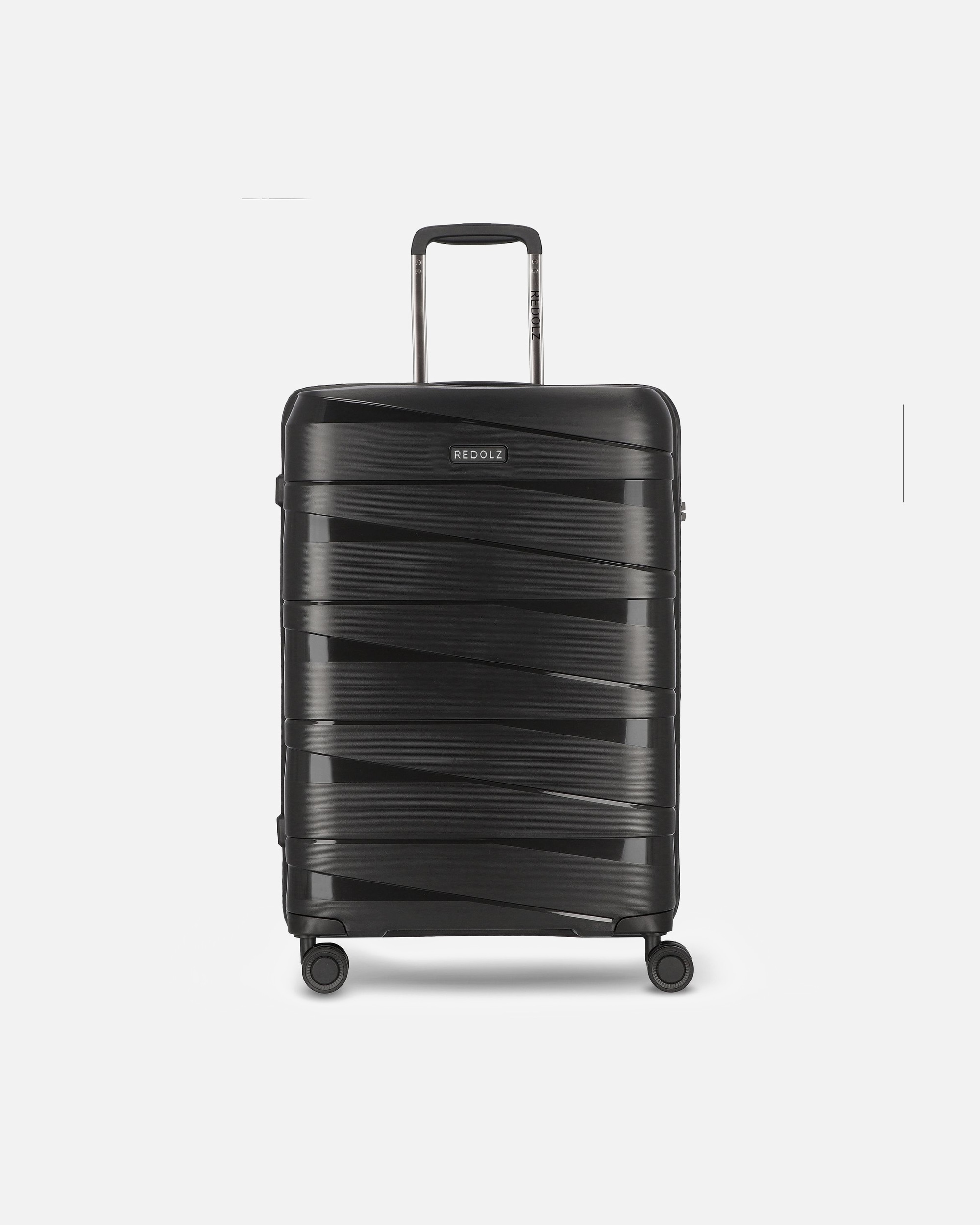 Koffer für Männlich Redolz Essentials 10 MEDIUM 4 Rollen Trolley 67 cm black-metallic 2