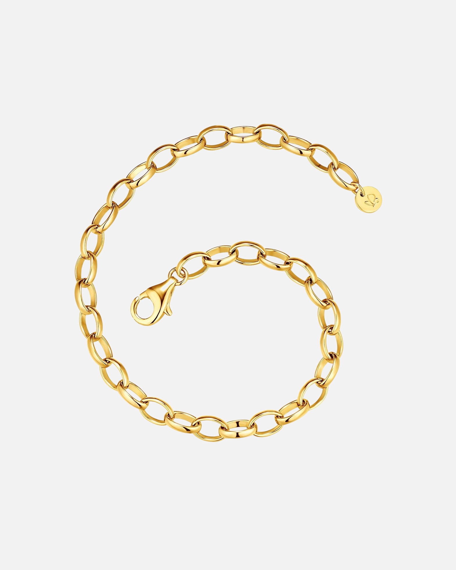 Armband für Weiblich Glanzstücke München Armband Sterling Silber in Gelbgold 17 cm