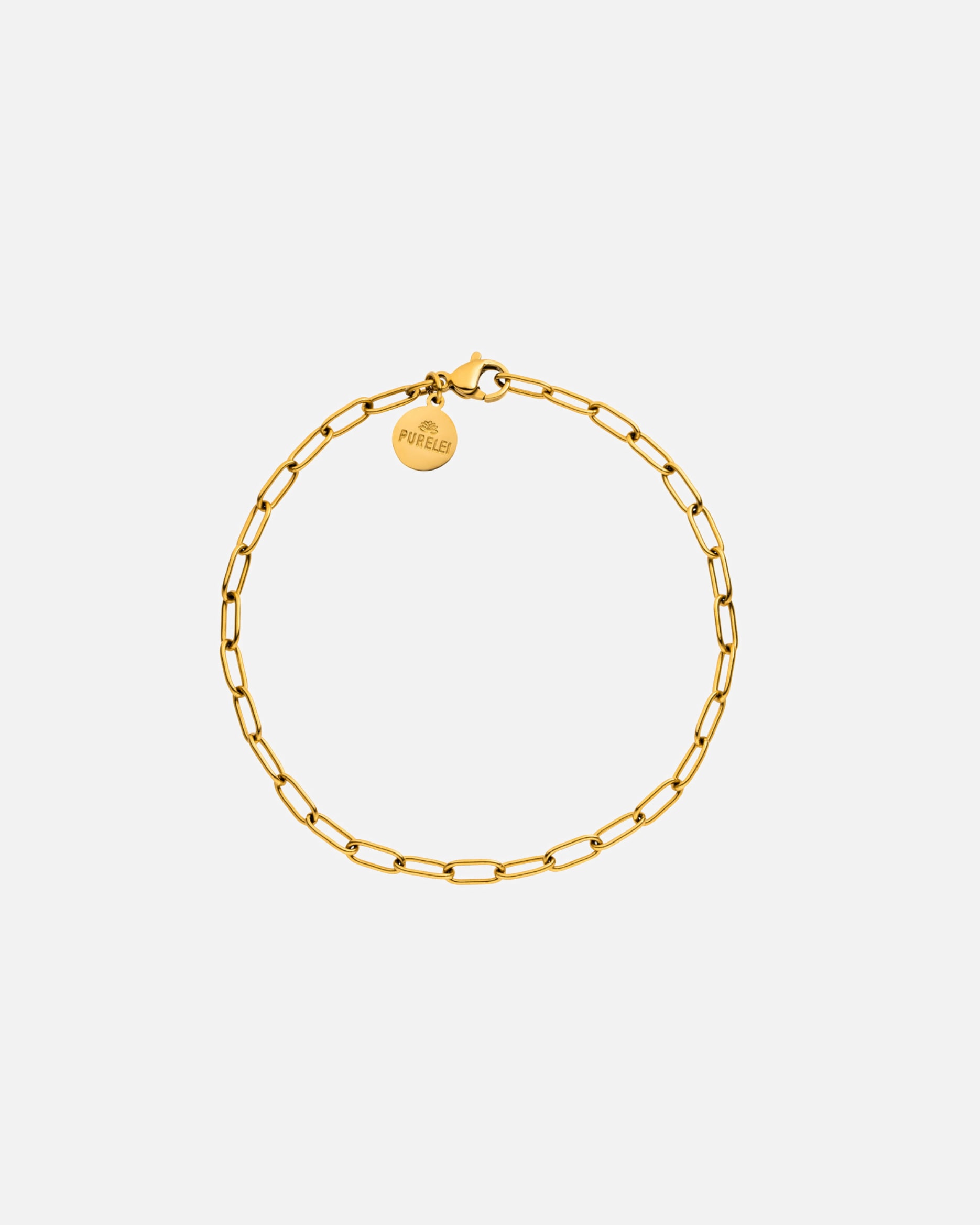 Armband für Unisex Purelei Endlessly Armband 100% Edelstahl Gold