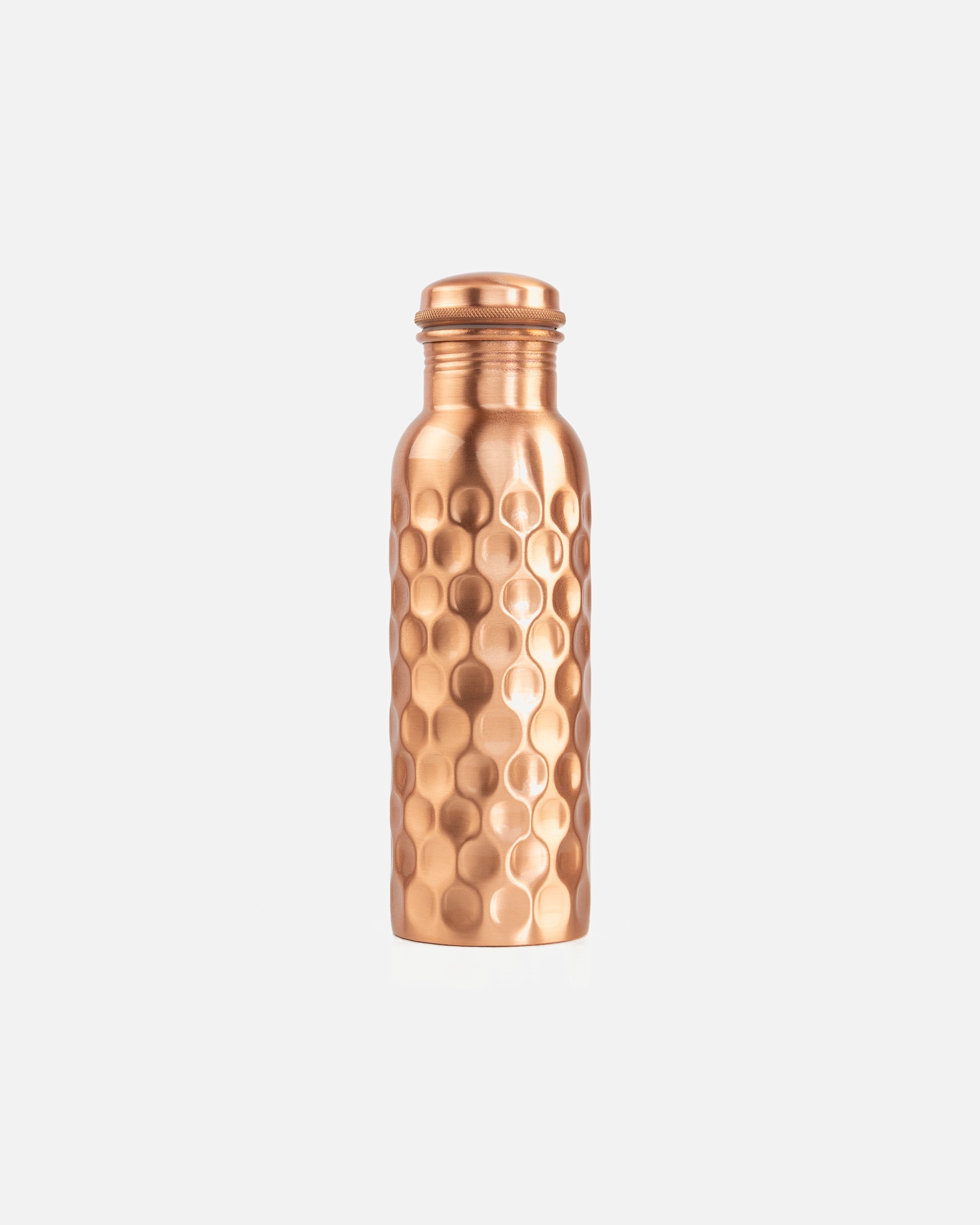 Trinkflasche für Unisex bodhi Kupferflasche, 800 ml Diamant-Design, gehämmert