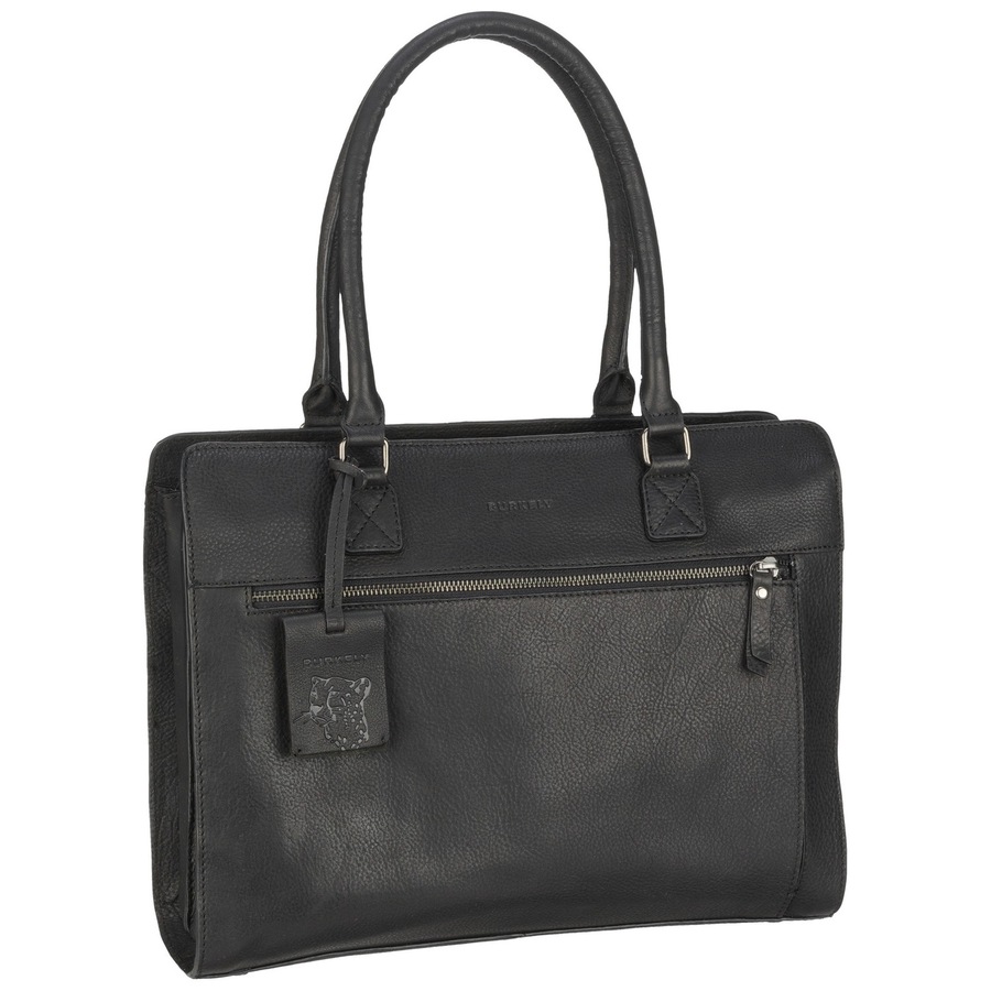 Burkely Aktentasche Antique Avery Handbag M 14'' Black Schwarz Damen