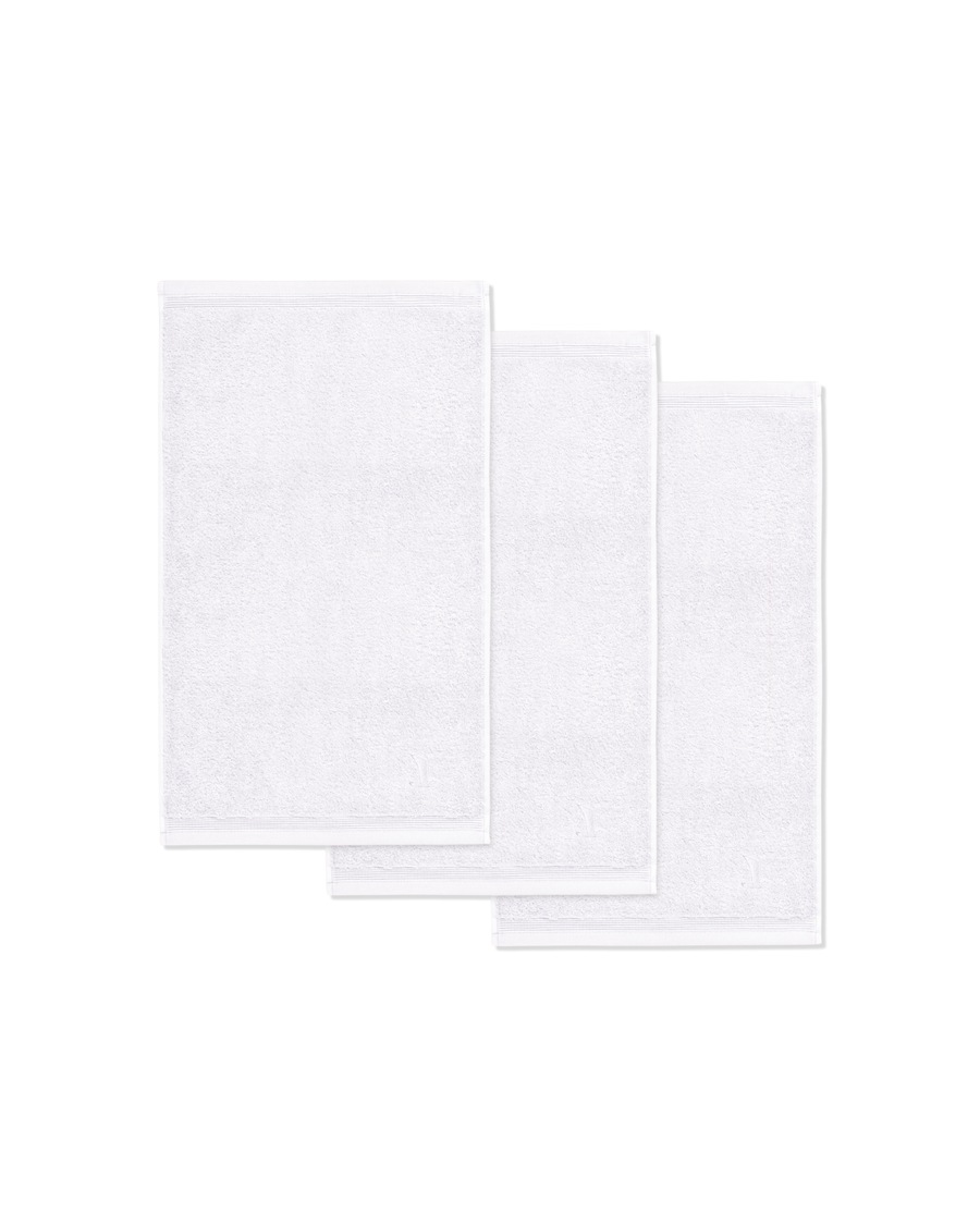 Möve Gästetuch Superwuschel 3er Pack snow