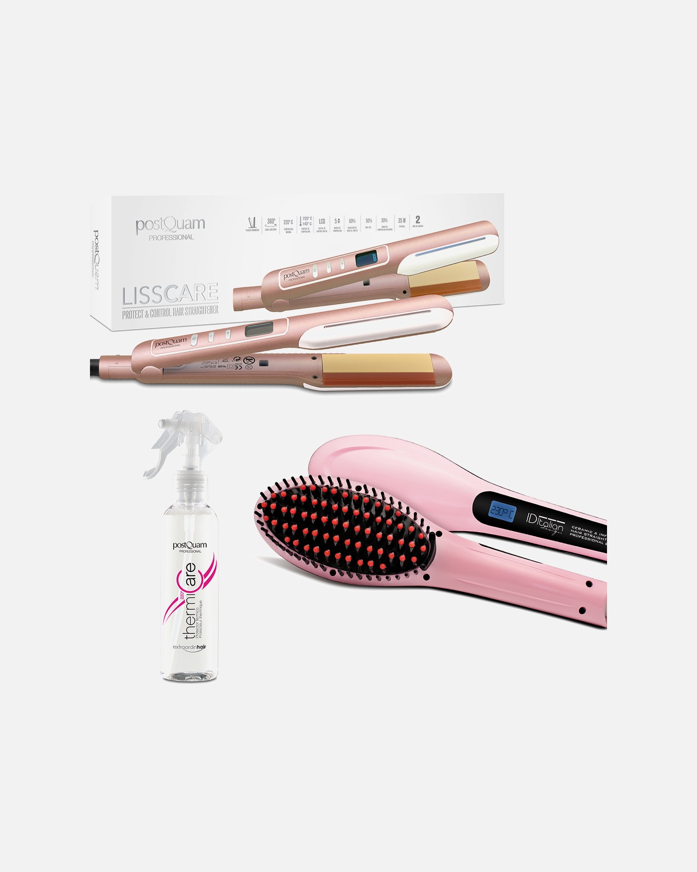 Lockenstyler für Unisex Postquam Liss Protect And Control Pack 1 Stück