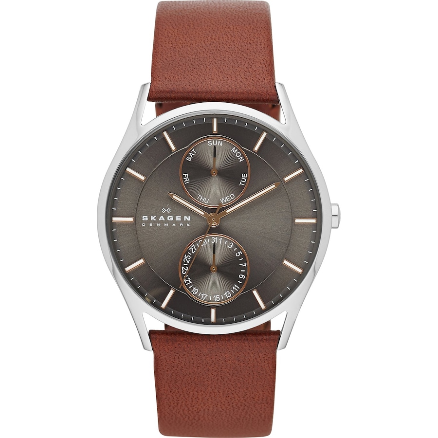 Skagen Herrenuhr Edelstahl One Size Herren