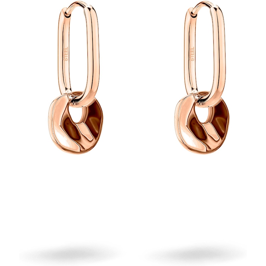 Liebeskind Creolen Edelstahl roségold Damen