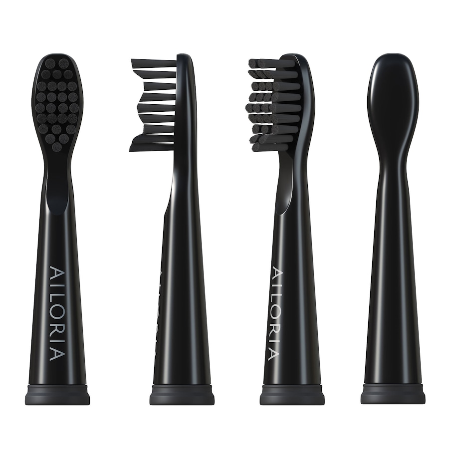 Ailoria Flash Travel Replacement Ersatzbürstenköpfe Weiß 6er Set schwarz /