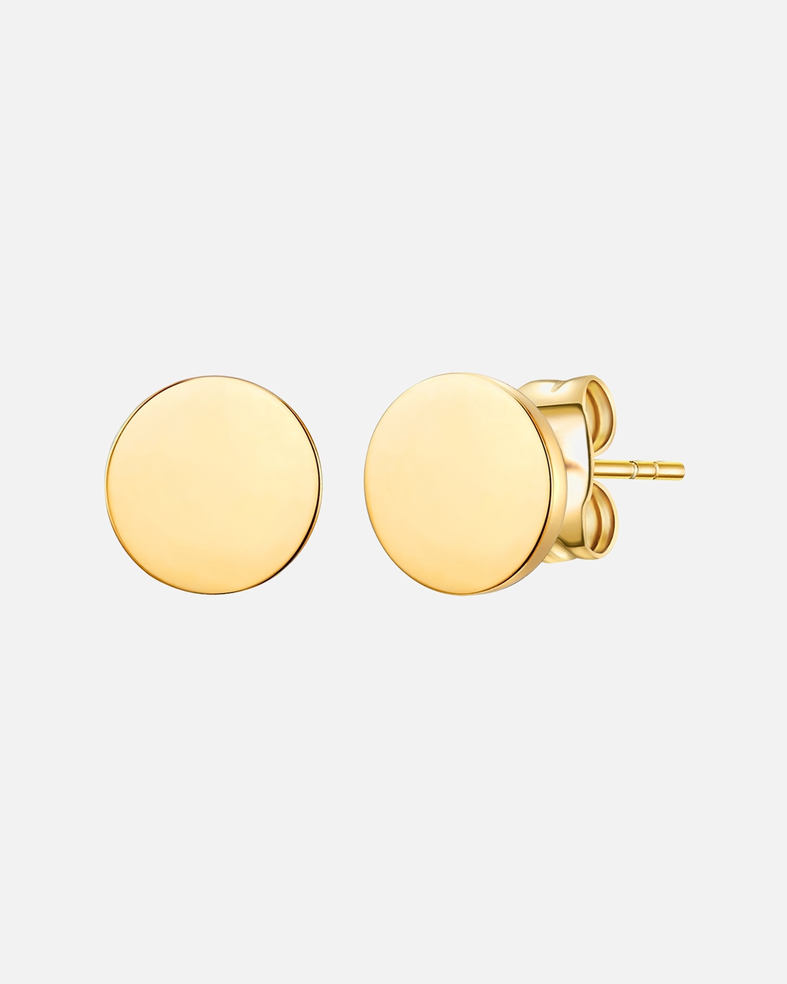 Ohrringe für Weiblich Eastside Ohrhänger Edelstahl in Gelbgold 8,1 mm