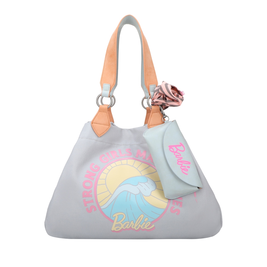 Fritzi aus Preußen Shopper Izzy Medium Big Wave Limited Barbie mit abnehmbarem Brillenetui blau Grau Damen